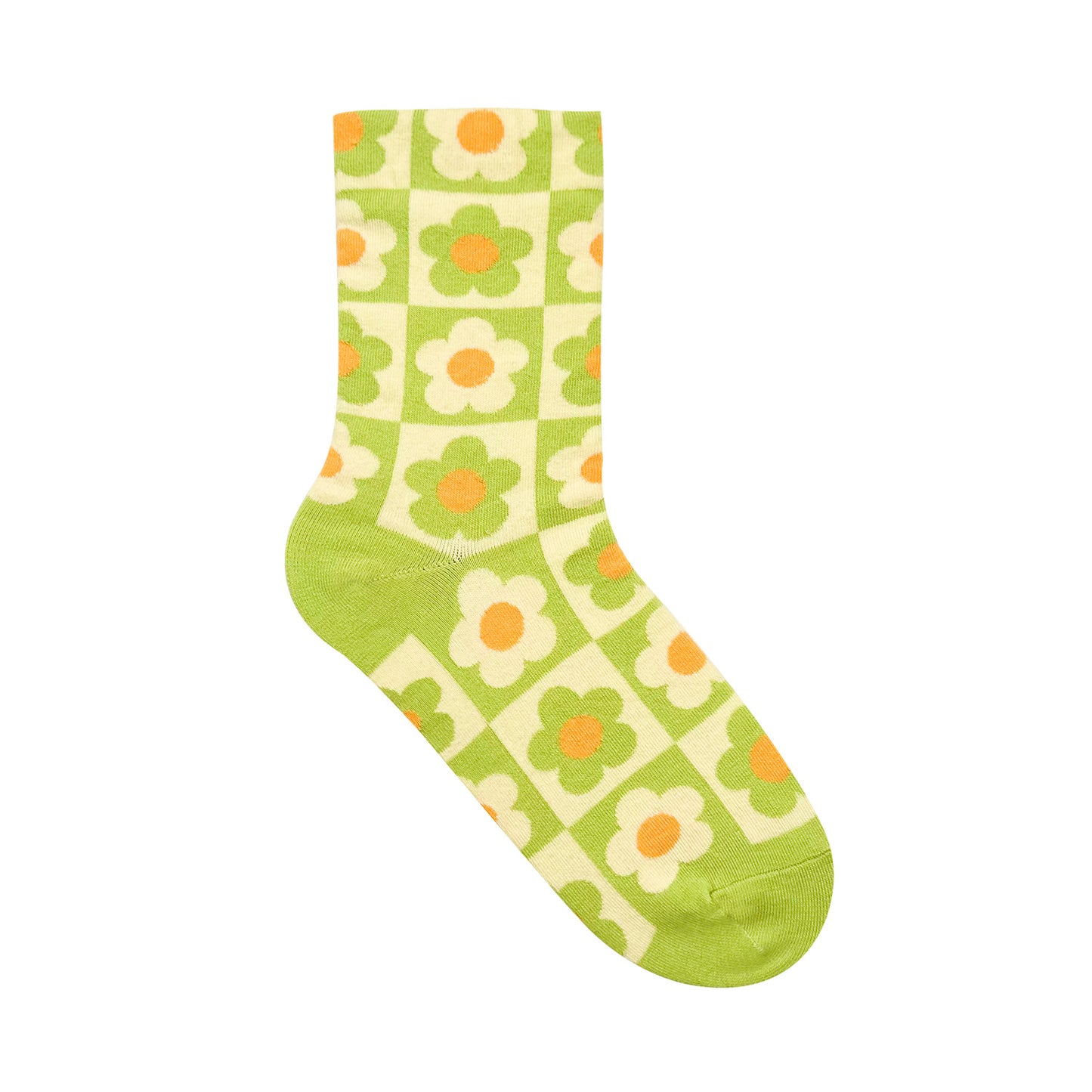 Women's Crew Flower Board Socks