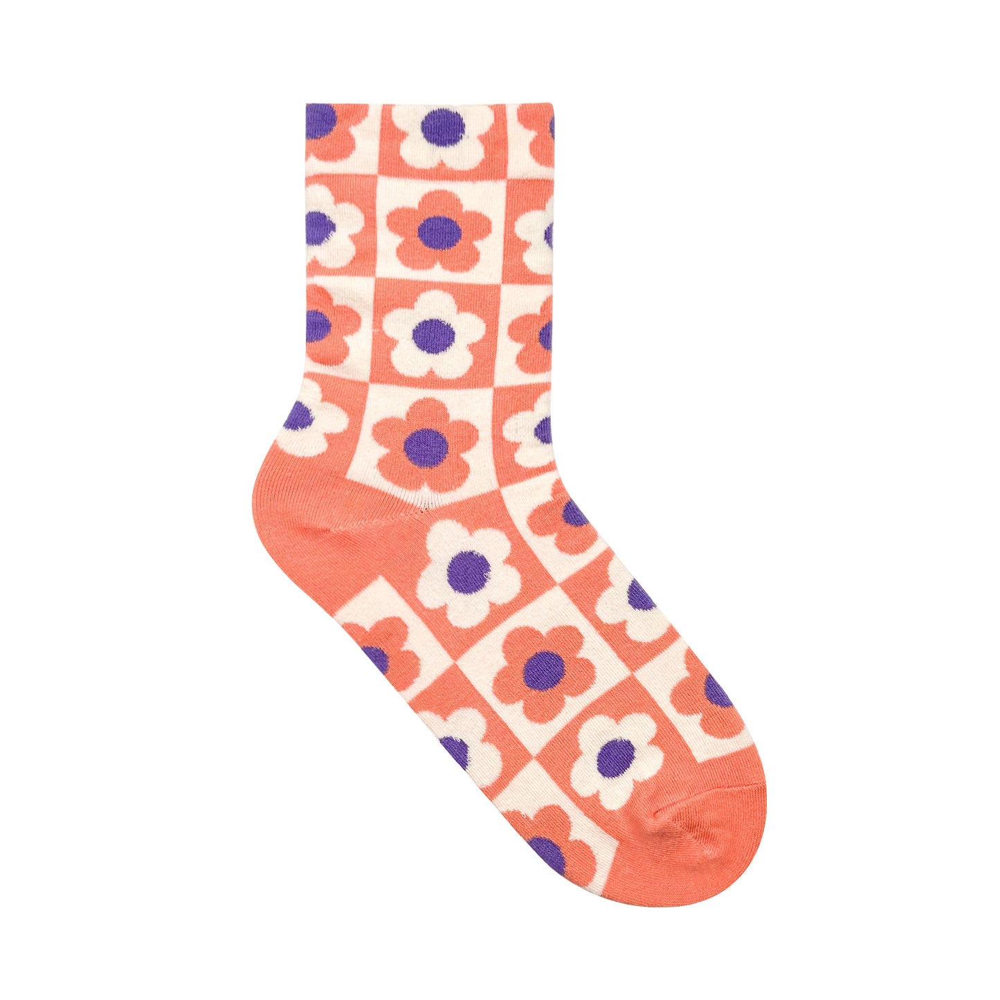 Women's Crew Flower Board Socks