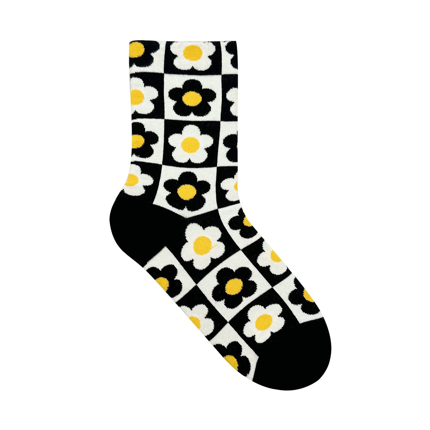 Women's Crew Flower Board Socks