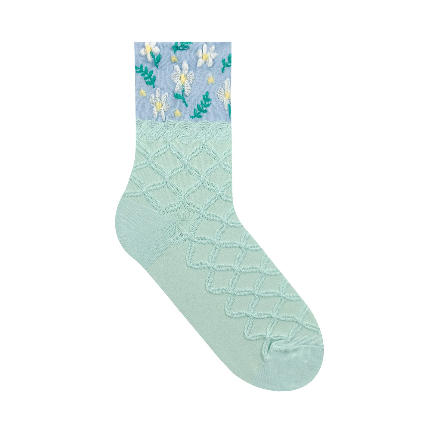 Women's Crew Spring Flower Lace Socks