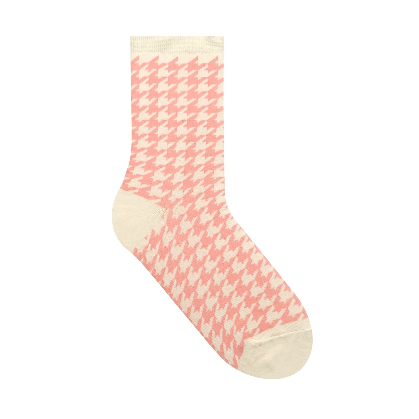Women's Crew Hound Tooth Check Socks