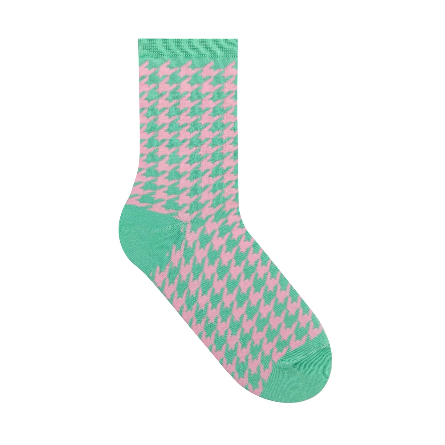 Women's Crew Hound Tooth Check Socks
