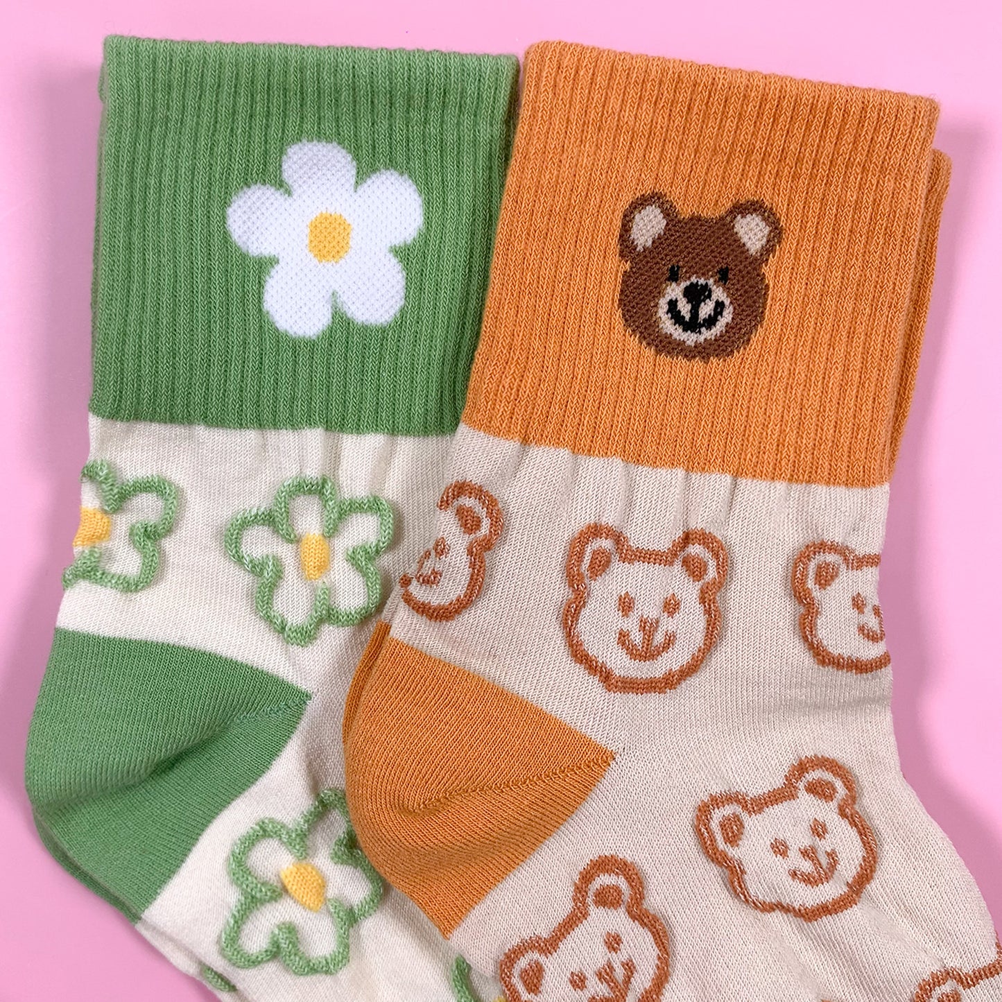 Women's Crew Drawing Pattern Socks