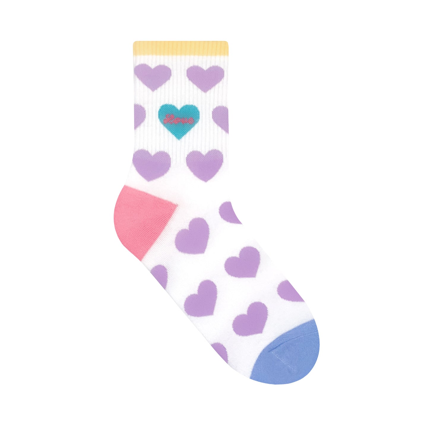 Women's Crew Heart Combo Socks