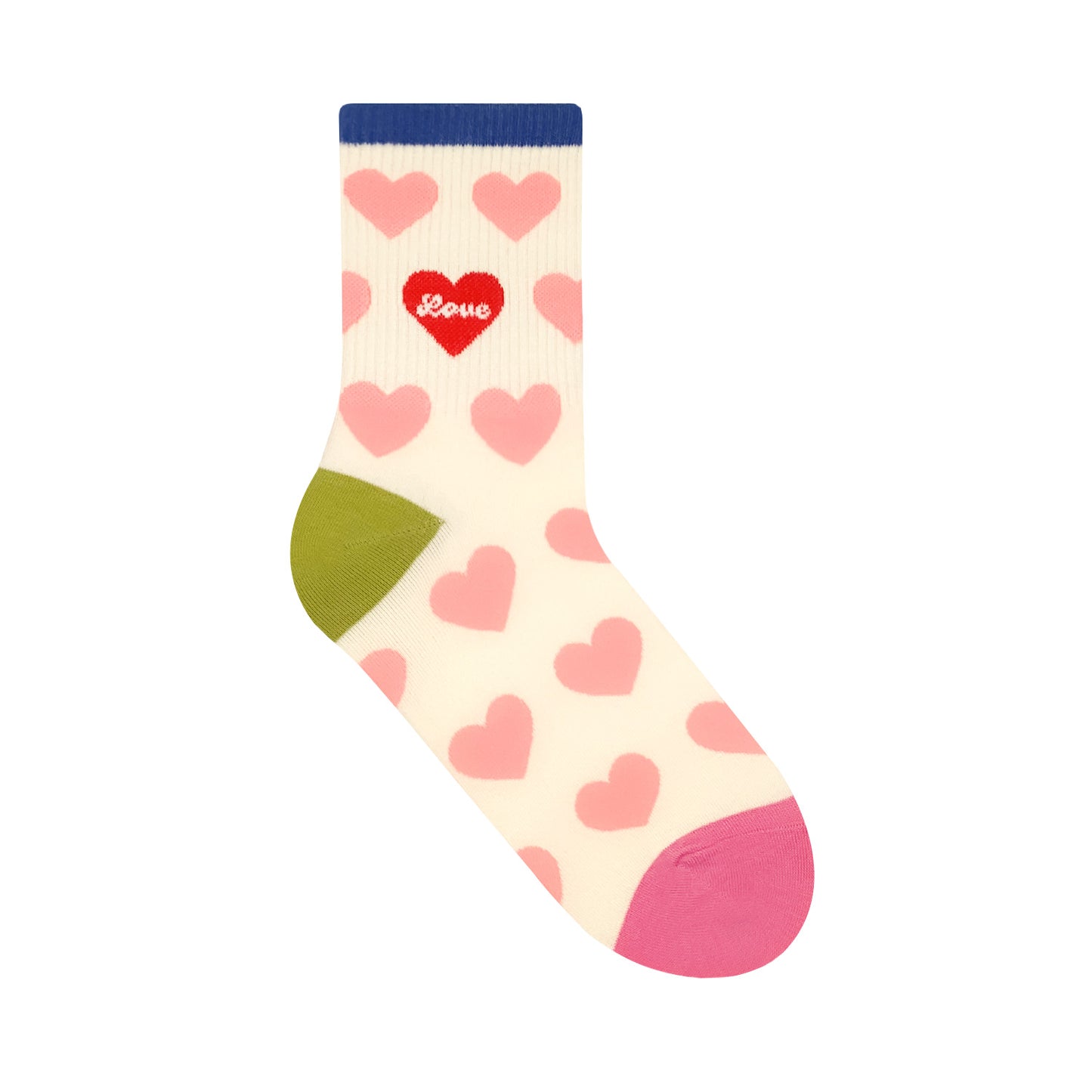 Women's Crew Heart Combo Socks
