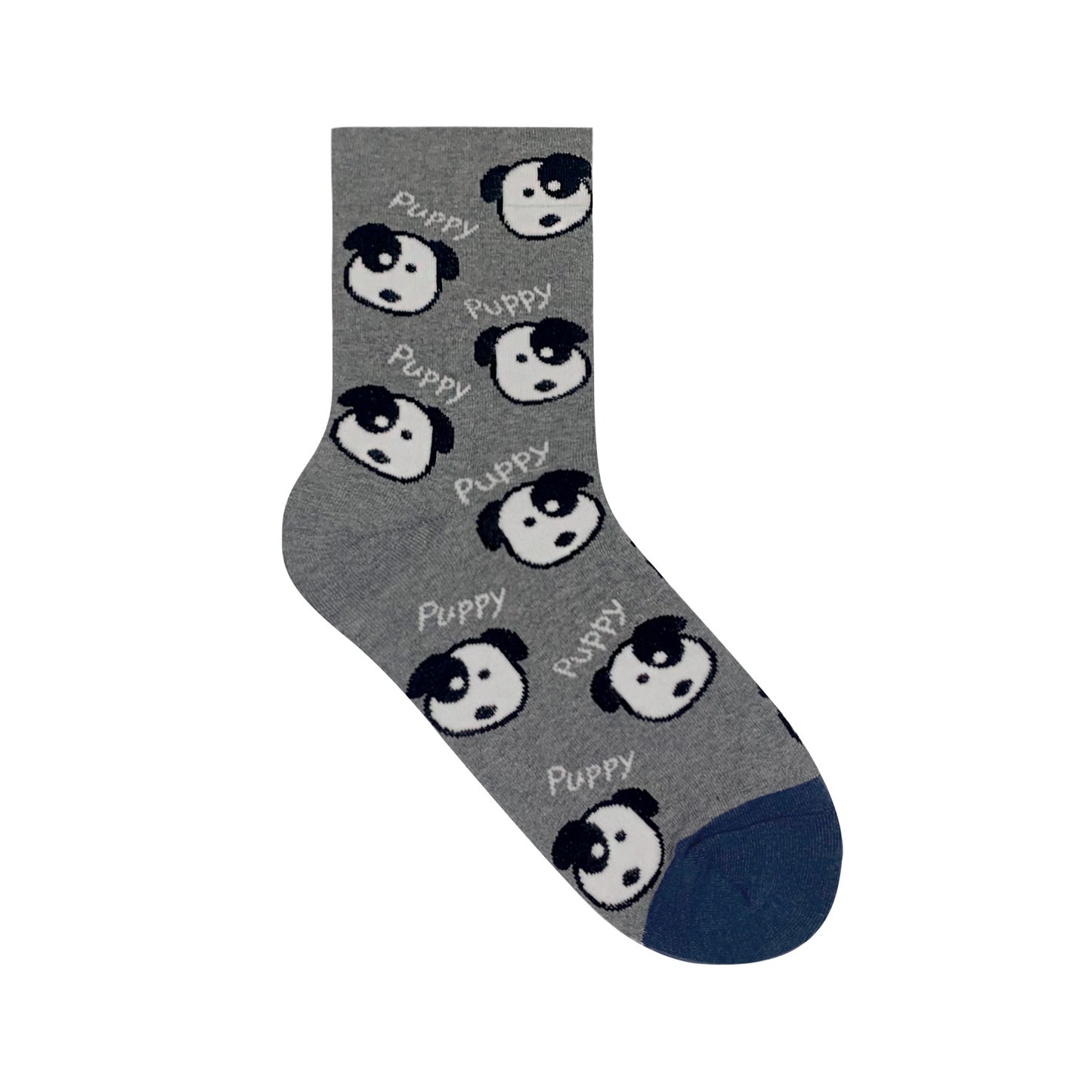 Women's Crew Smile Love Puppy Socks