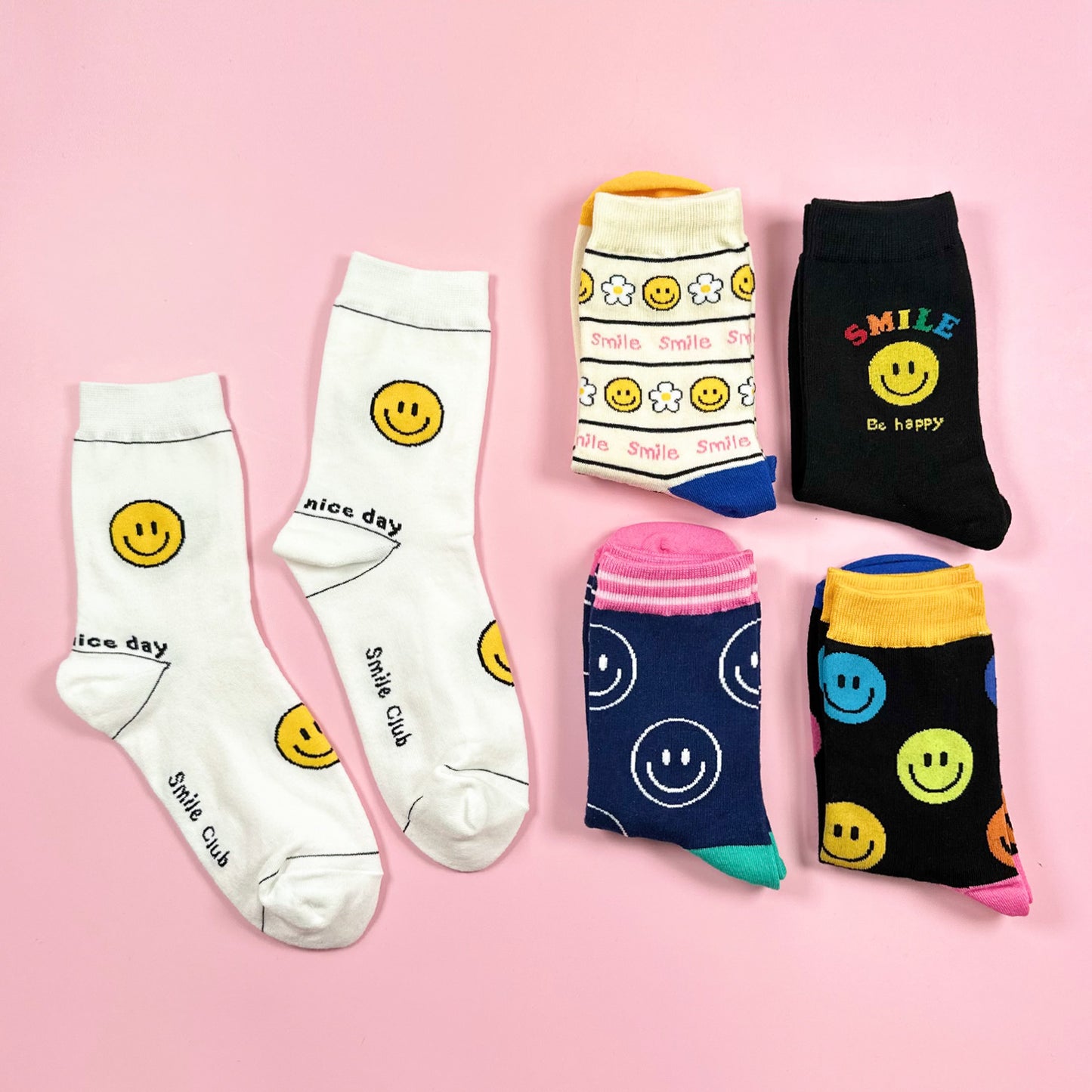 Women's Crew Smile Club Socks