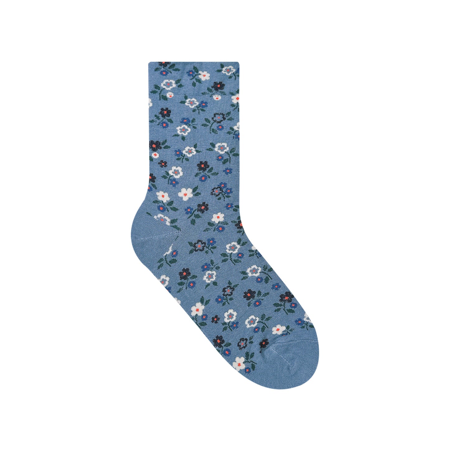 Women's Flower Pattern Crew Socks
