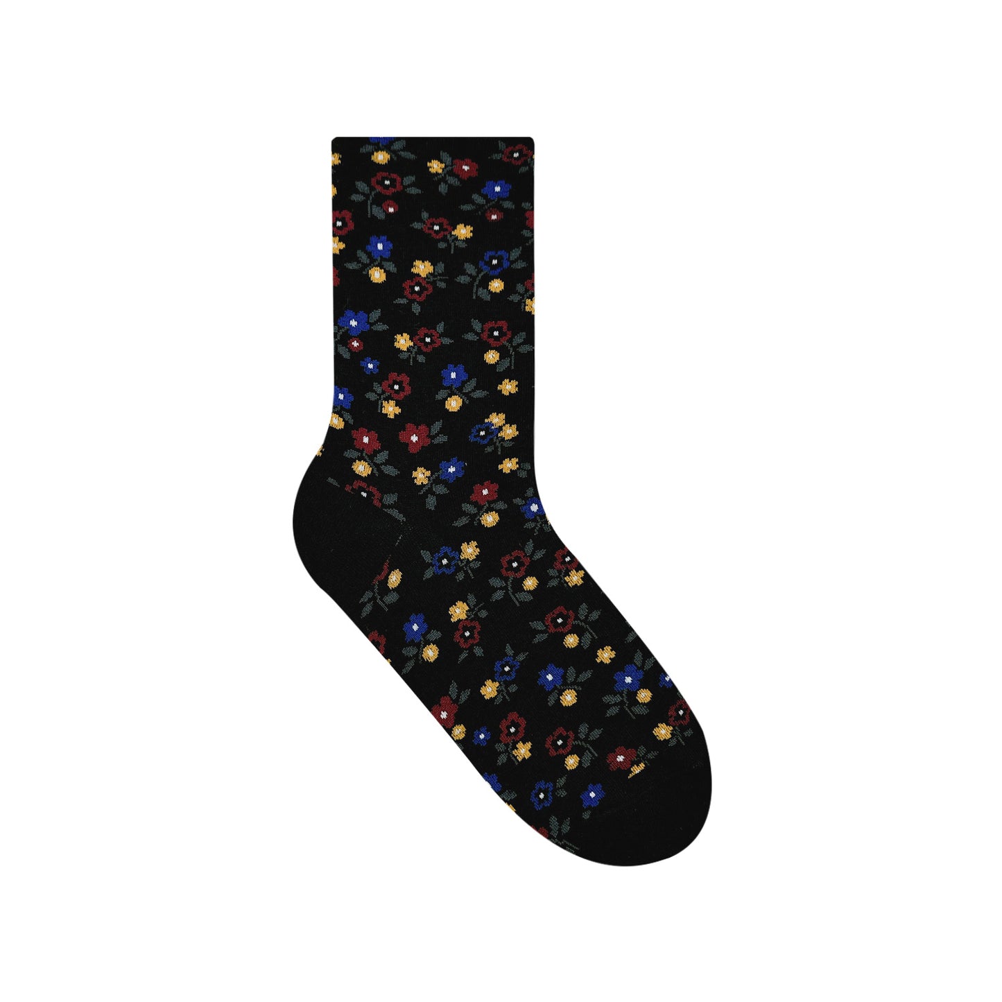 Women's Flower Pattern Crew Socks