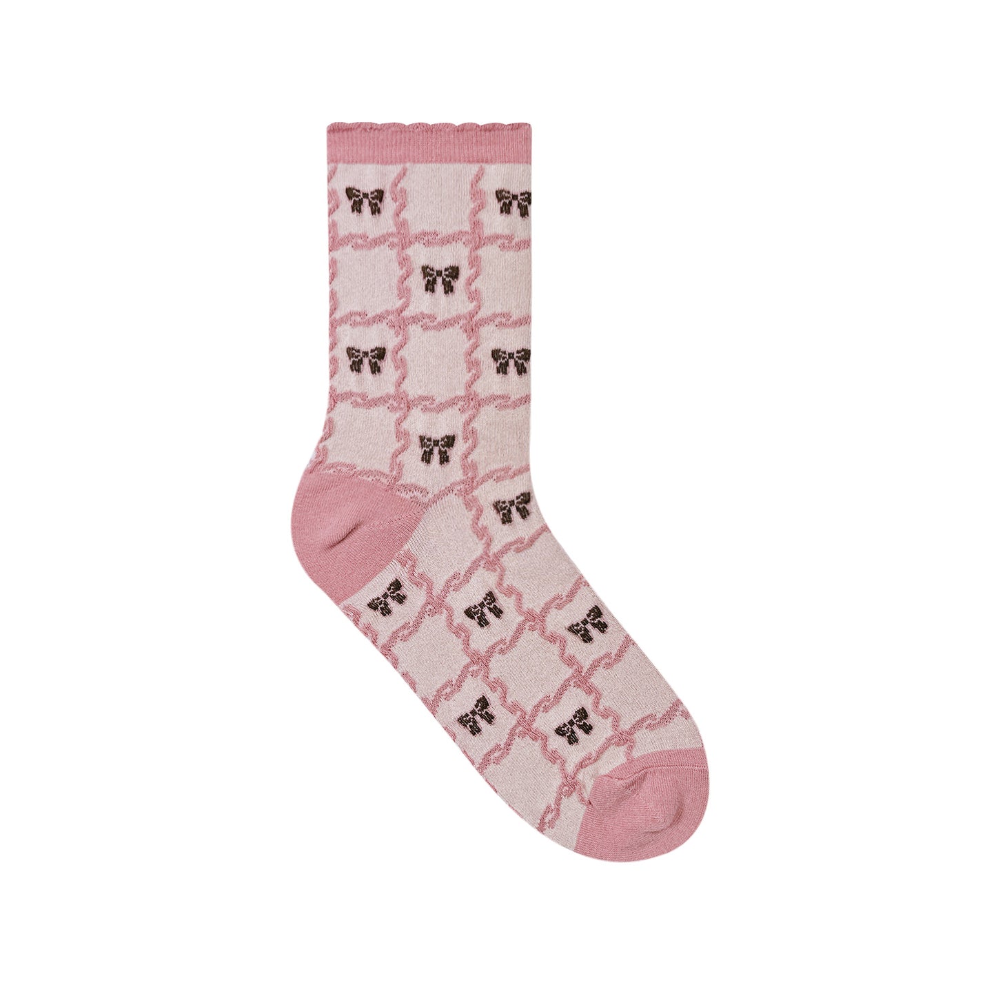 Women's Lovely Girl Pattern Crew Socks