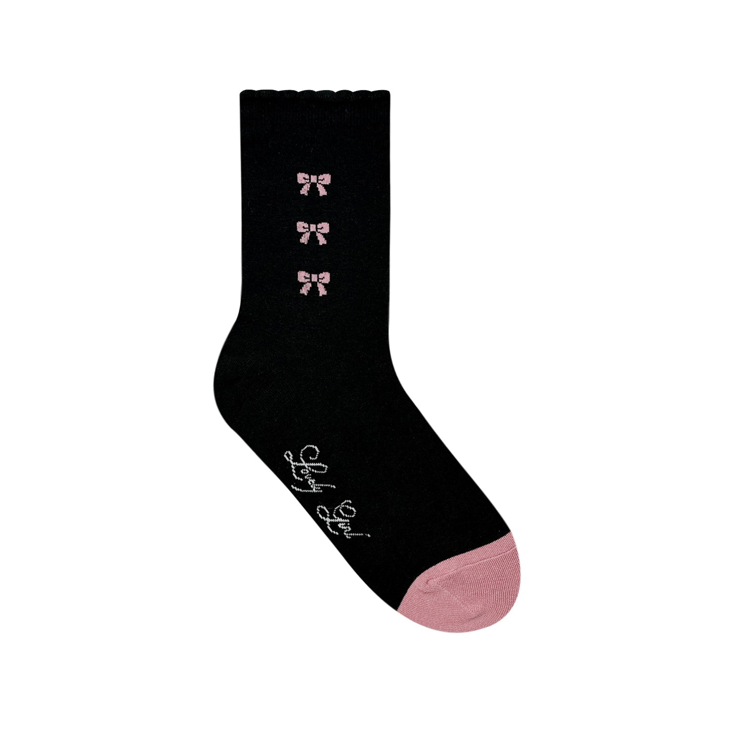 Women's Lovely Girl Pattern Crew Socks