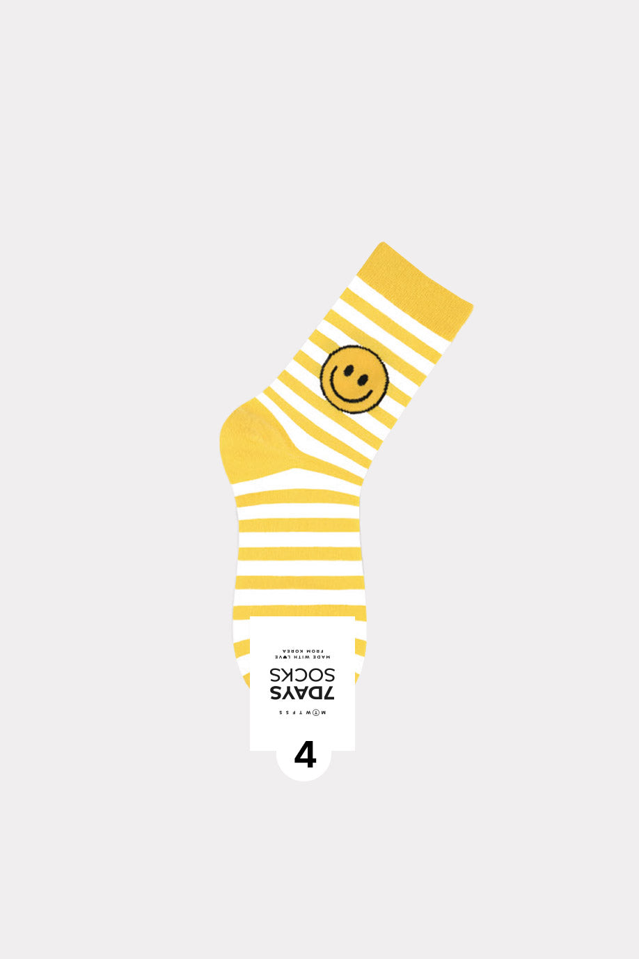 Women's Crew Smile Stripe Socks