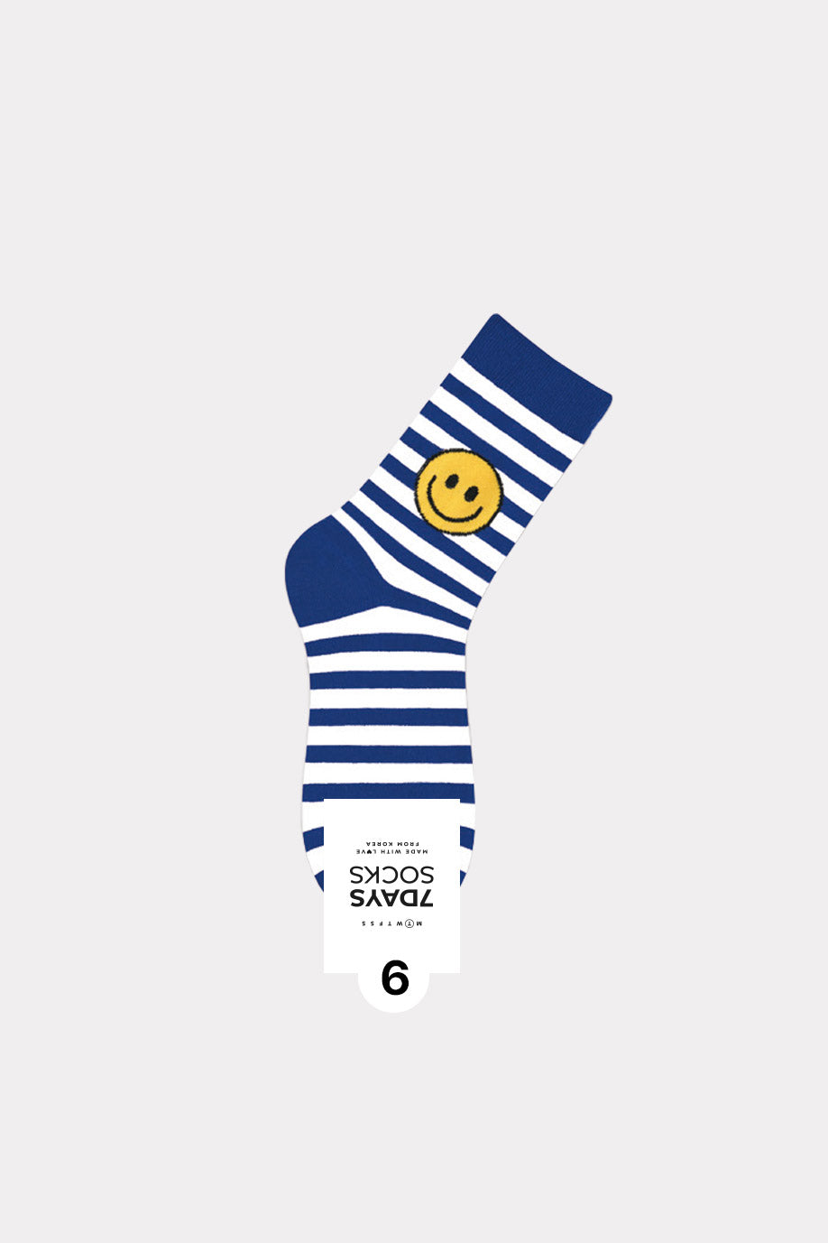 Women's Crew Smile Stripe Socks