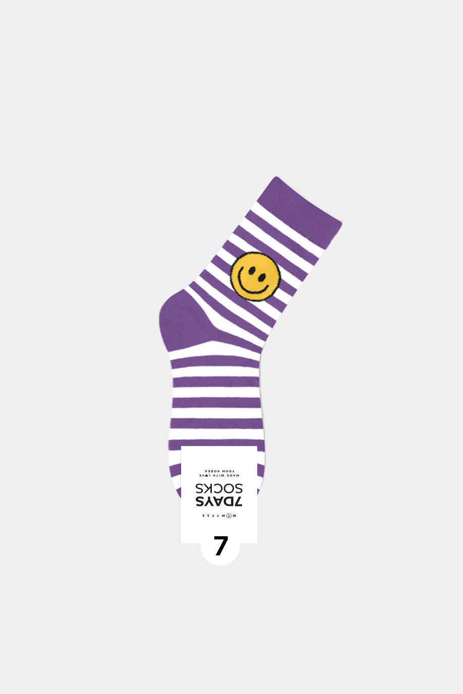 Women's Crew Smile Stripe Socks
