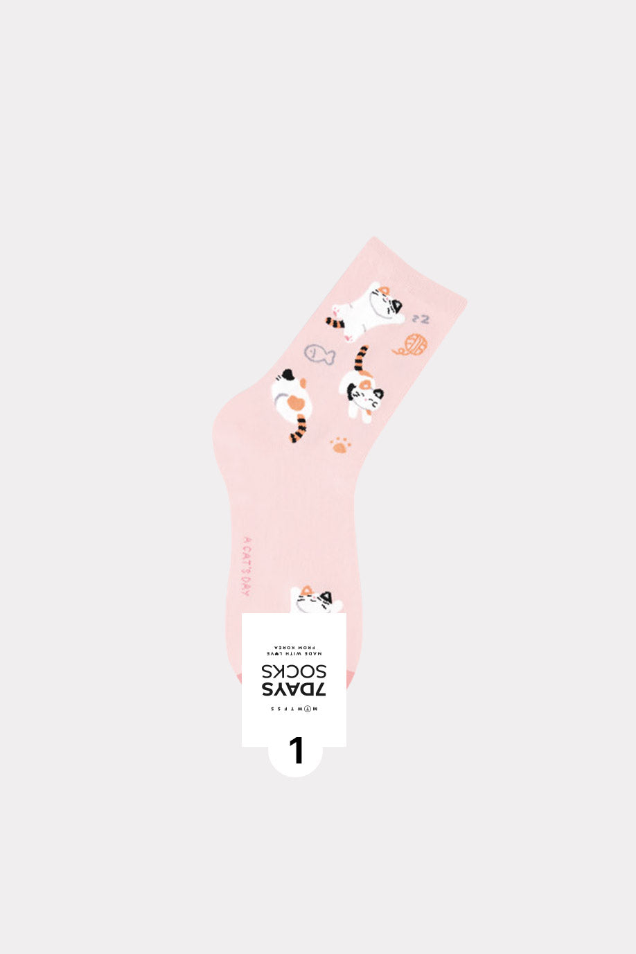 Women's Crew Cat's Day Socks