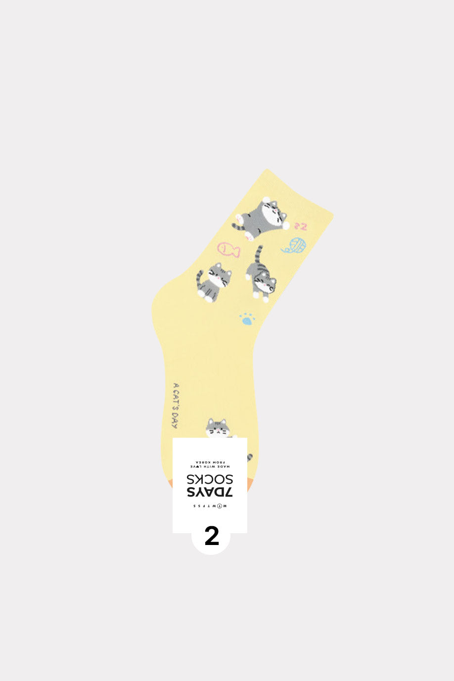 Women's Crew Cat's Day Socks