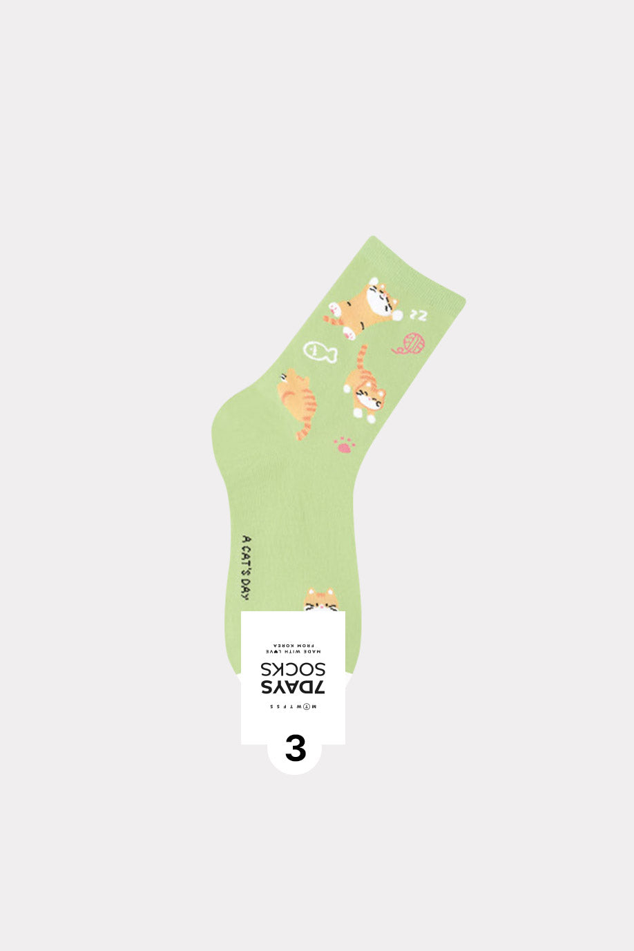Women's Crew Cat's Day Socks