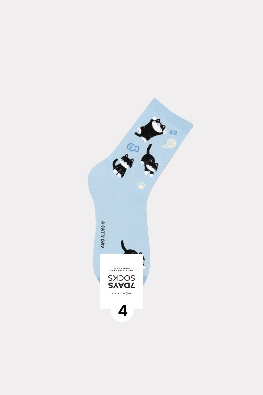Women's Crew Cat's Day Socks