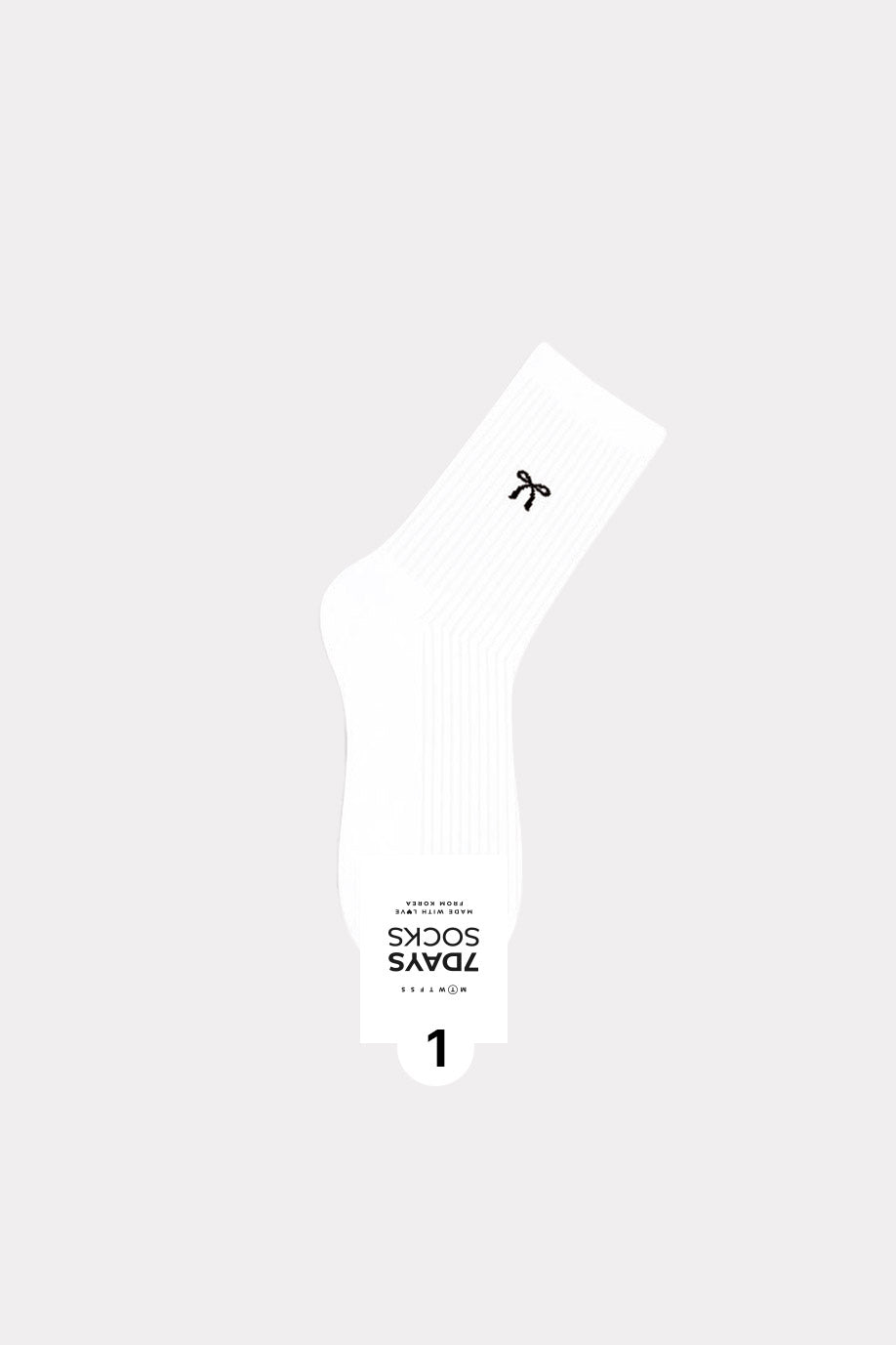 Women's Crew Bow Ribbon Crew Socks