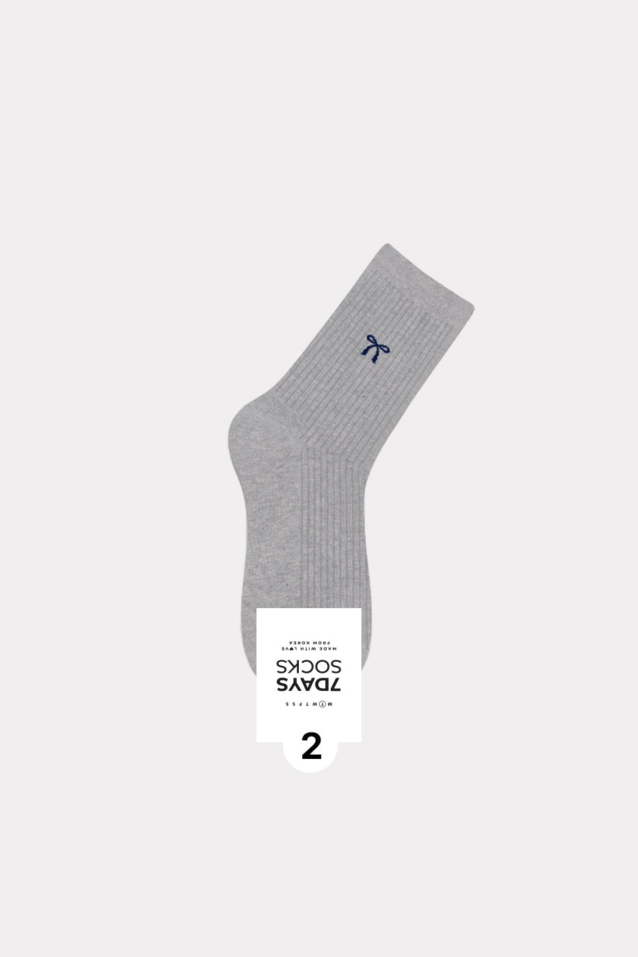 Women's Crew Bow Ribbon Crew Socks