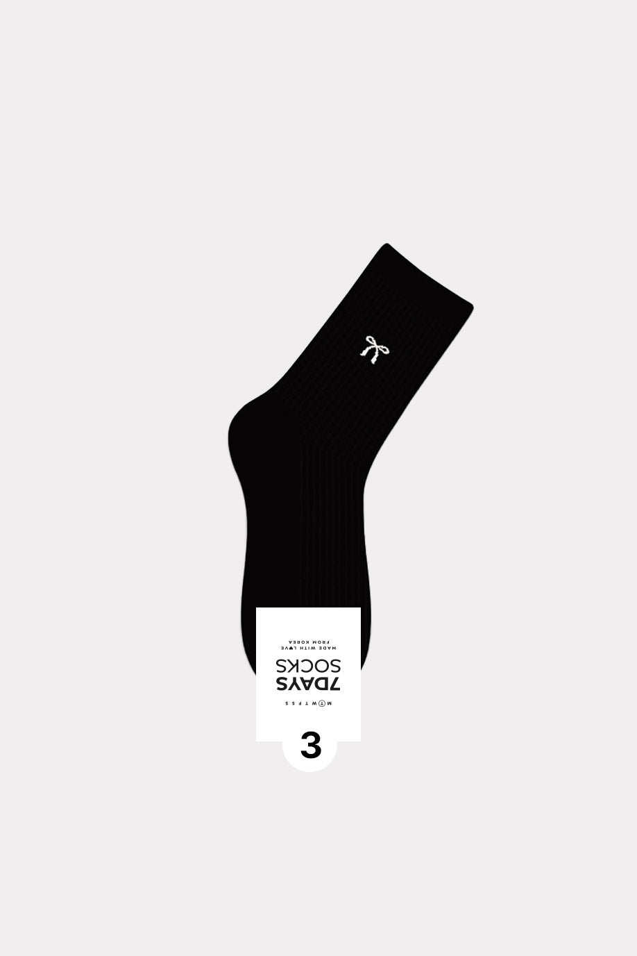 Women's Crew Bow Ribbon Crew Socks