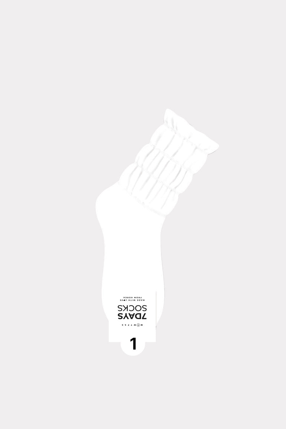 Women's Crew Daily Non Binding Shirring Solid Socks