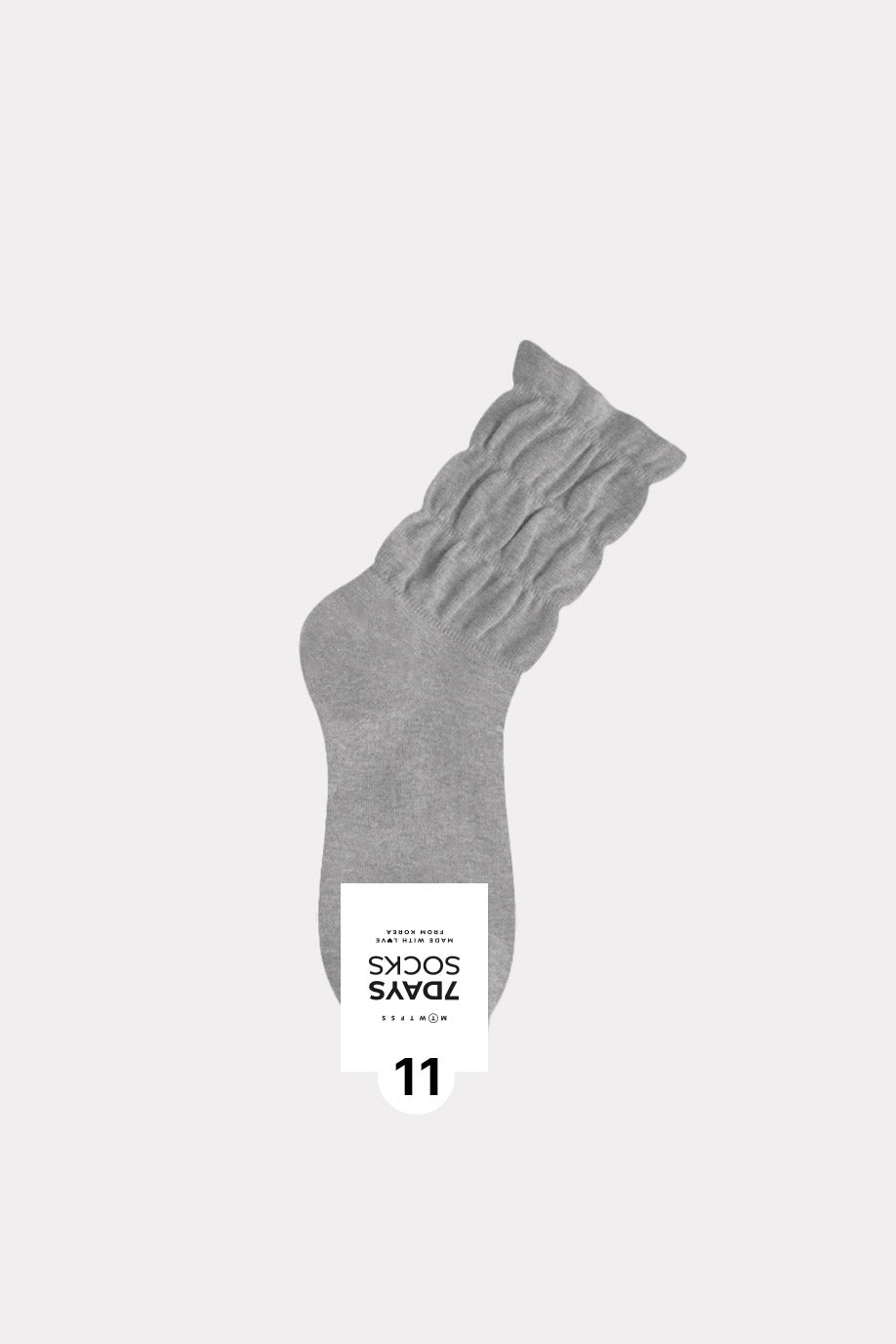 Women's Crew Daily Non Binding Shirring Solid Socks