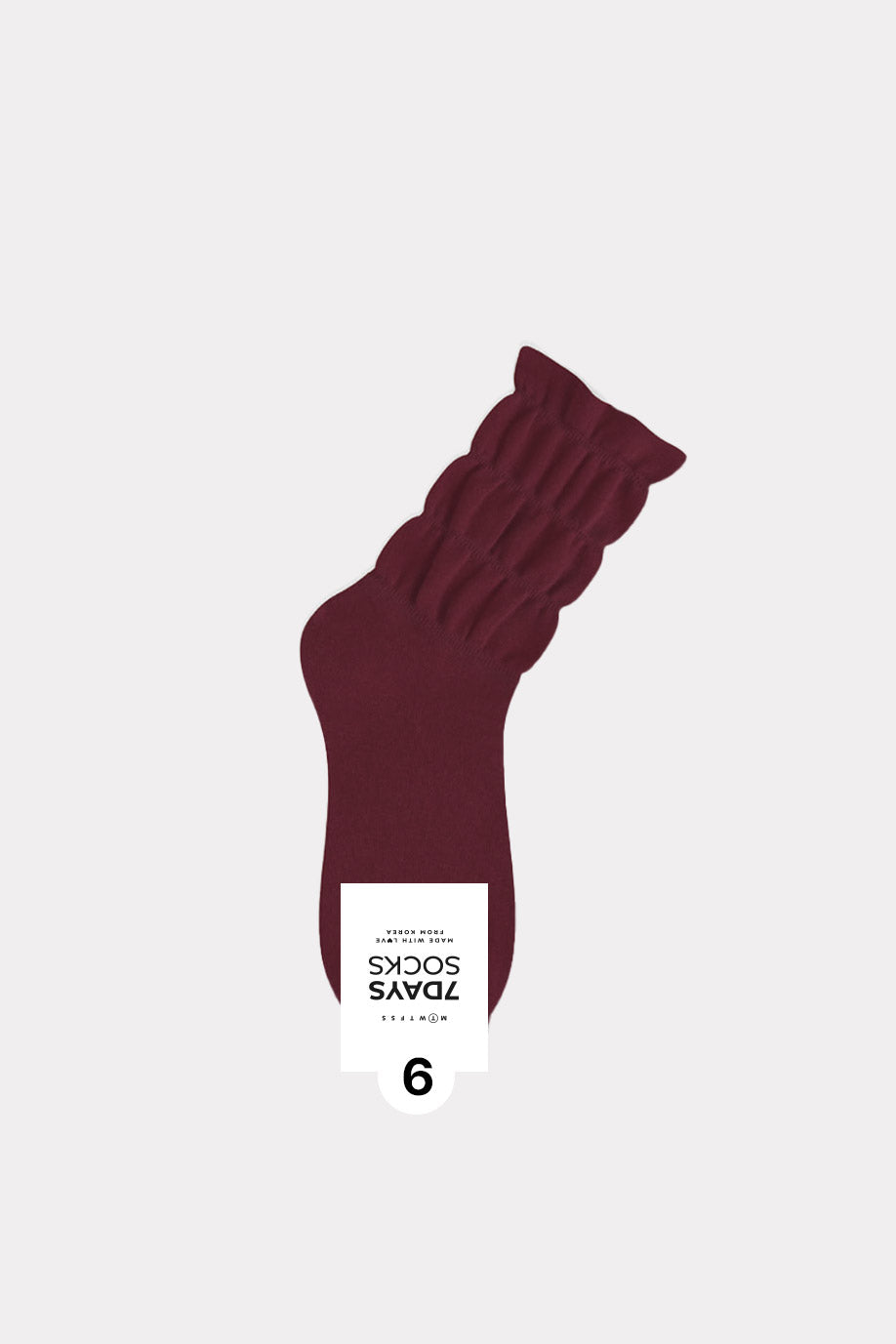 Women's Crew Daily Non Binding Shirring Solid Socks