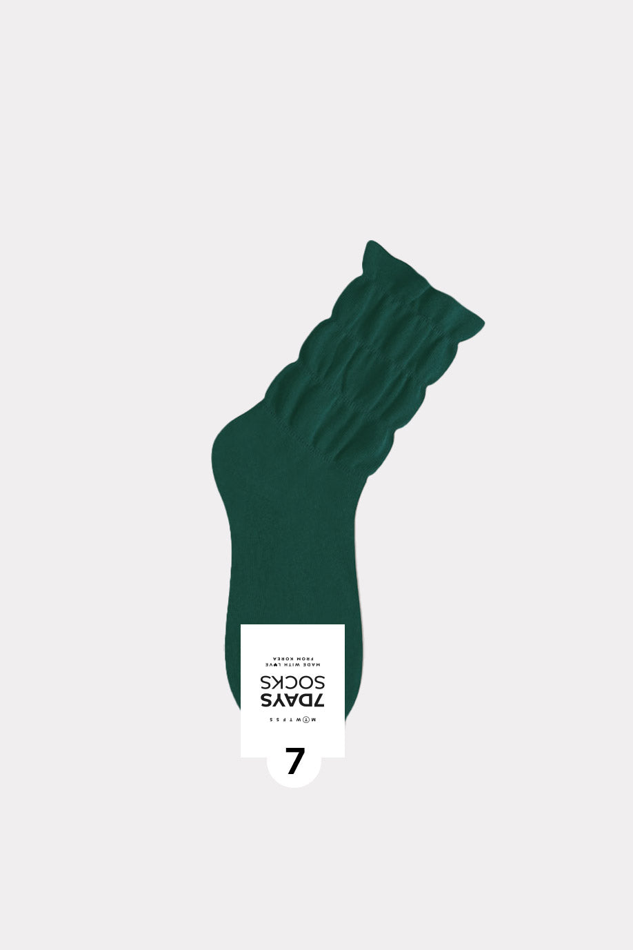 Women's Crew Daily Non Binding Shirring Solid Socks