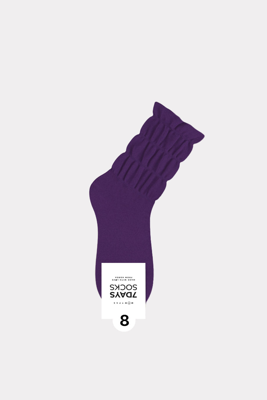 Women's Crew Daily Non Binding Shirring Solid Socks