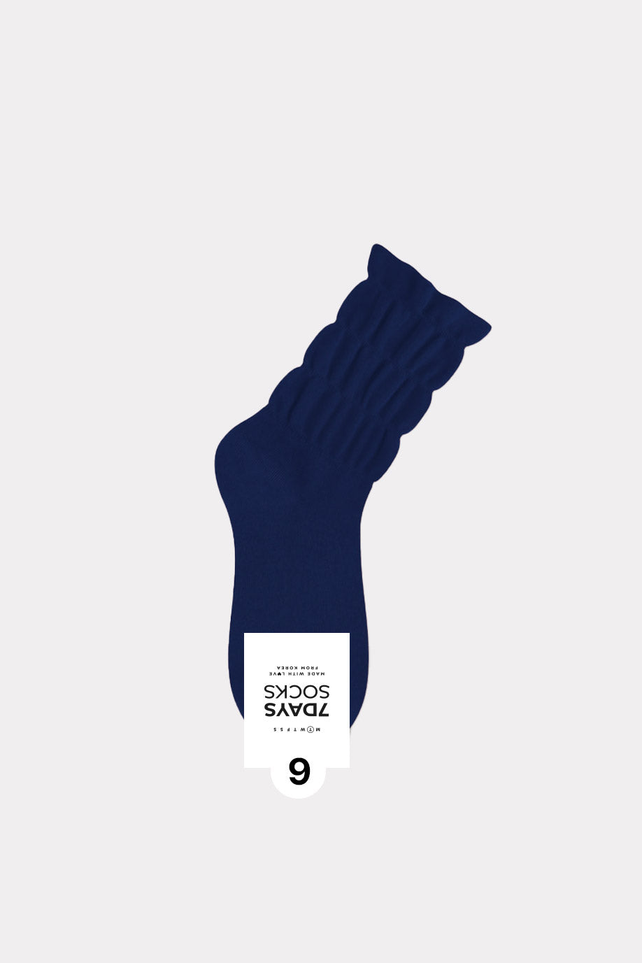 Women's Crew Daily Non Binding Shirring Solid Socks