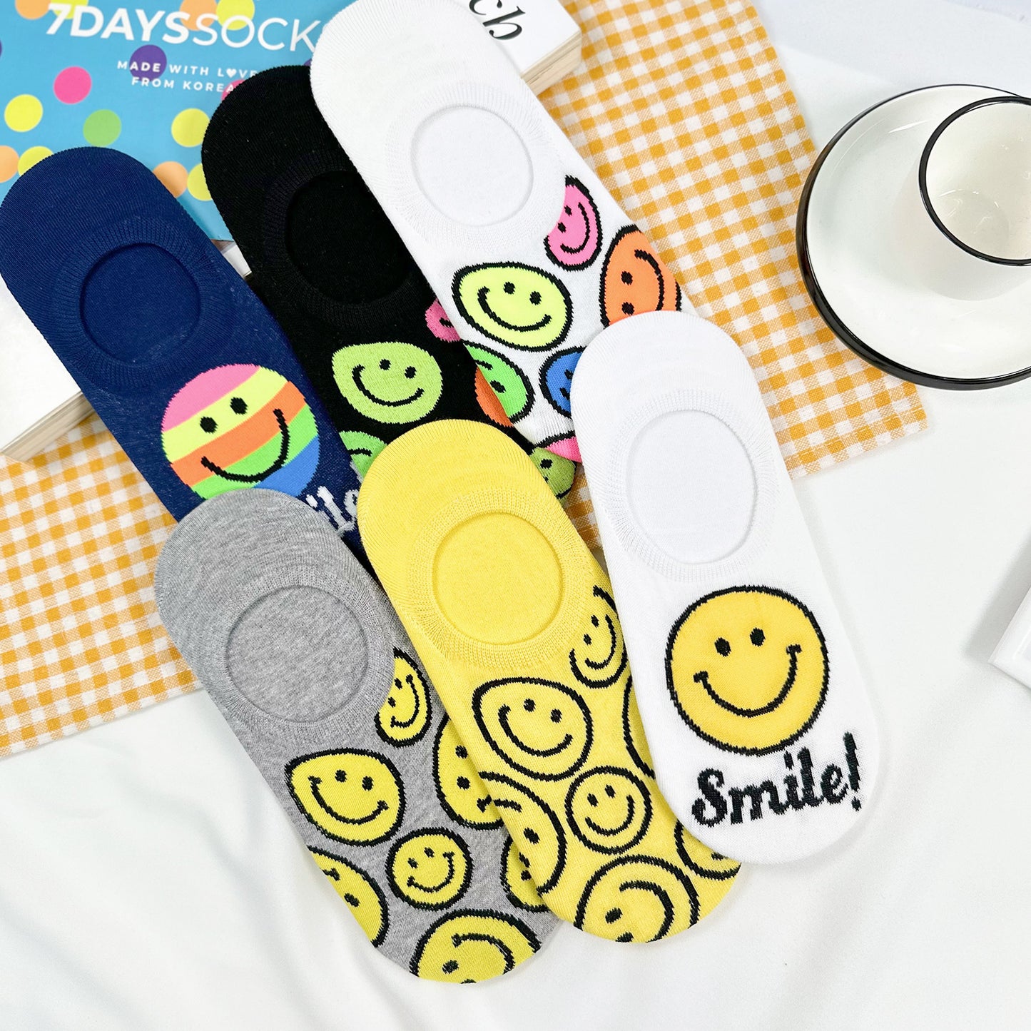 Women's Ankle Smile Party 2 Socks