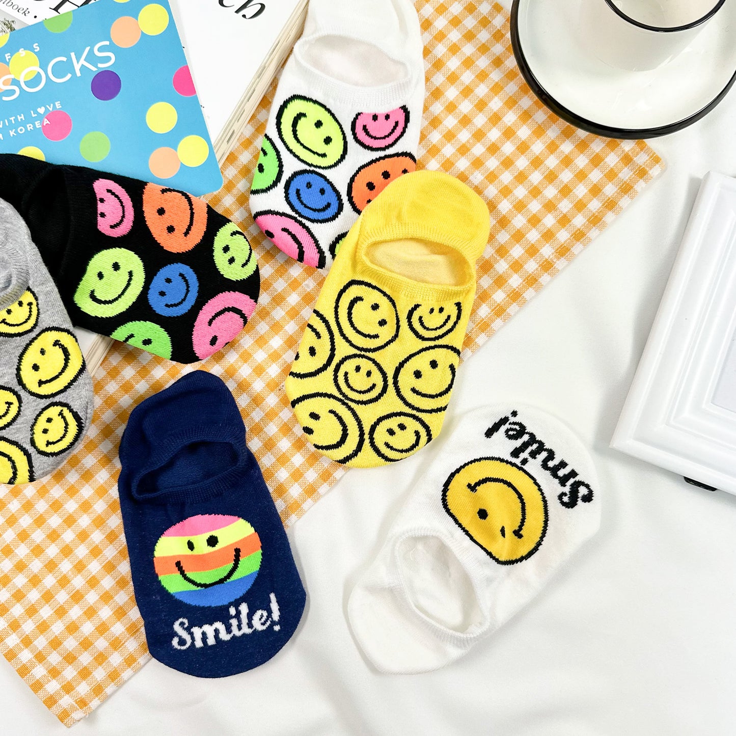 Women's Ankle Smile Party 2 Socks