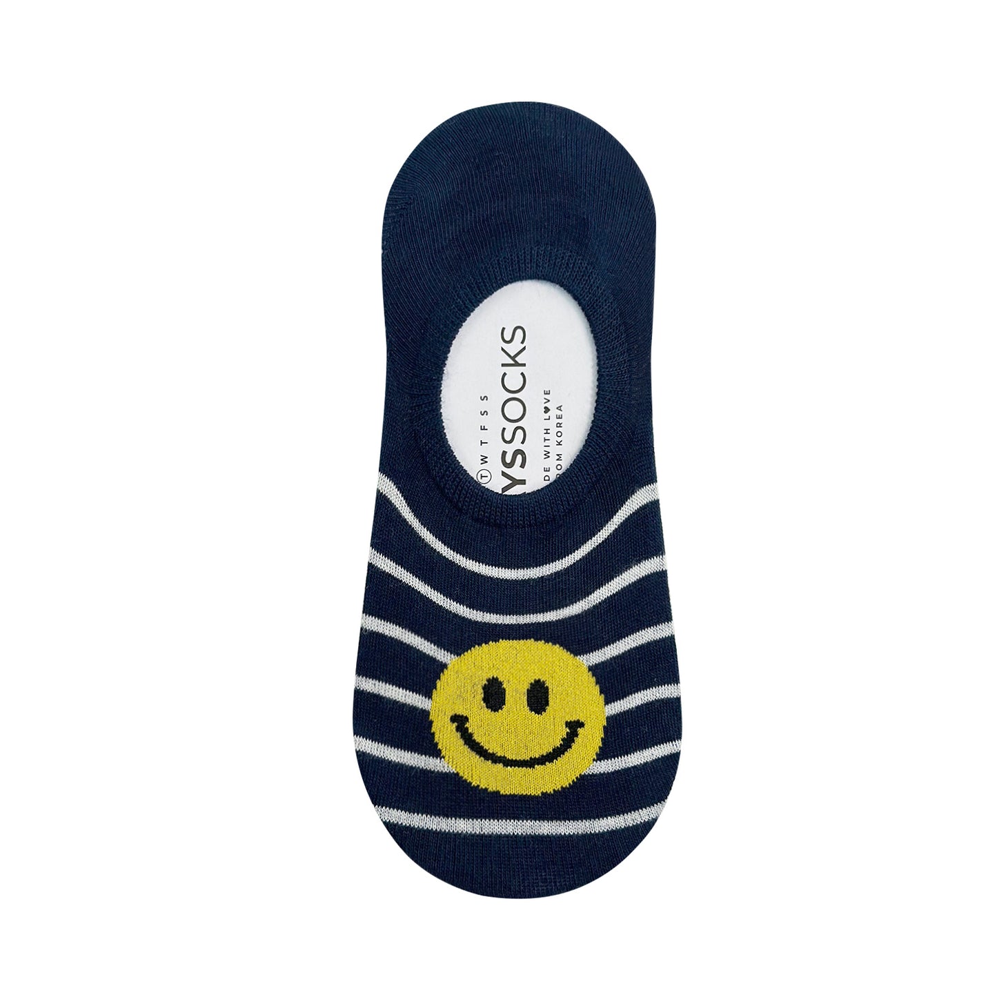 Women's No Show Happy Smile Socks