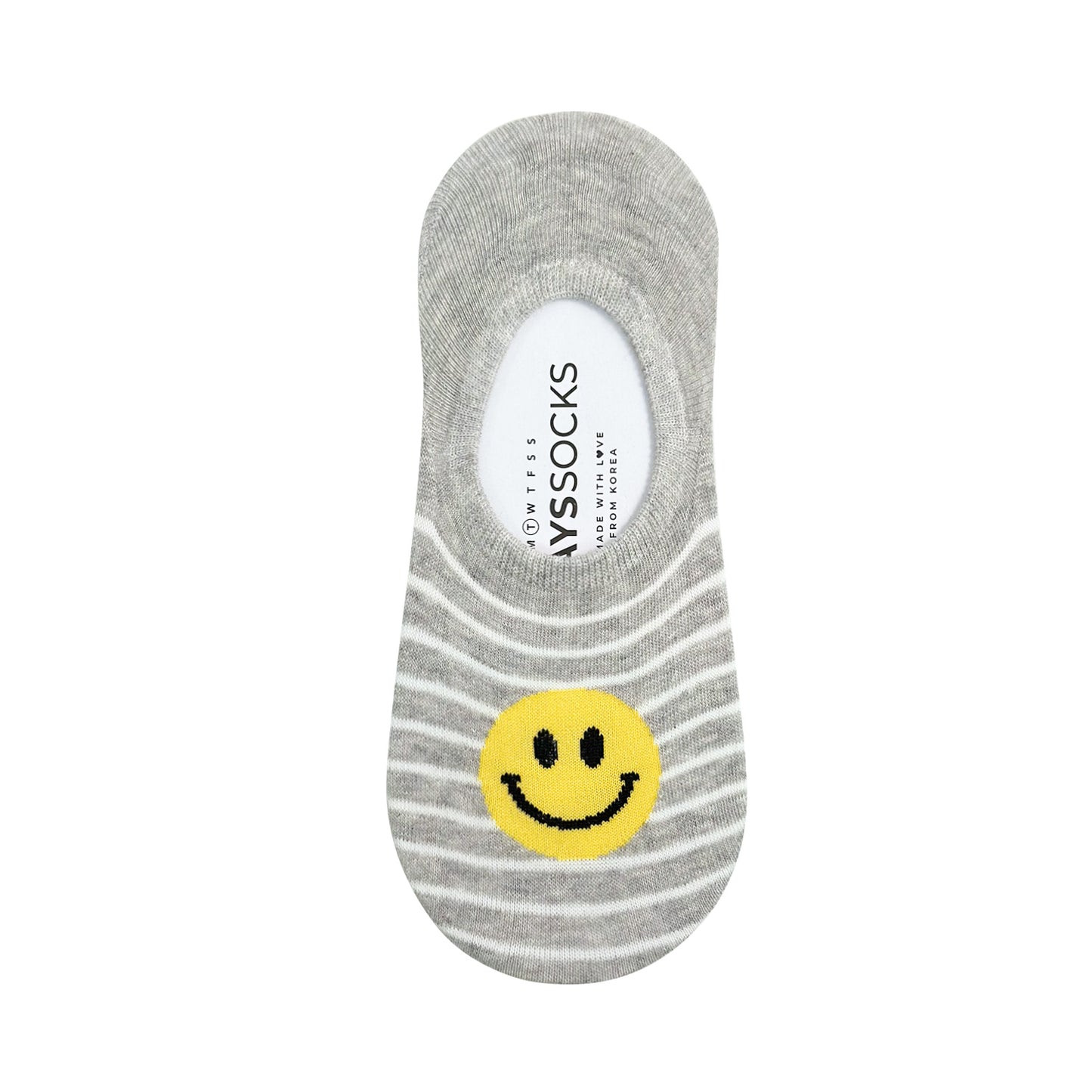 Women's No Show Happy Smile Socks