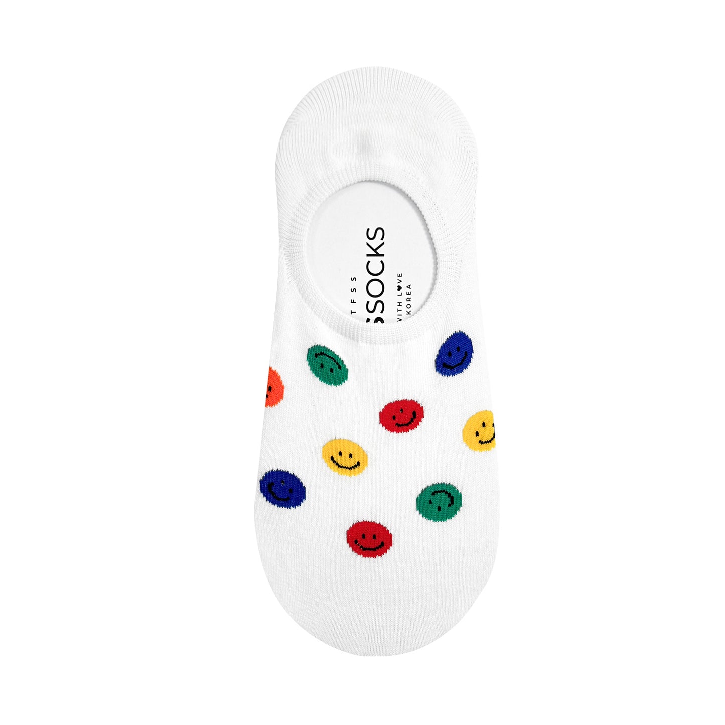 Women's No Show Popping Smile Socks