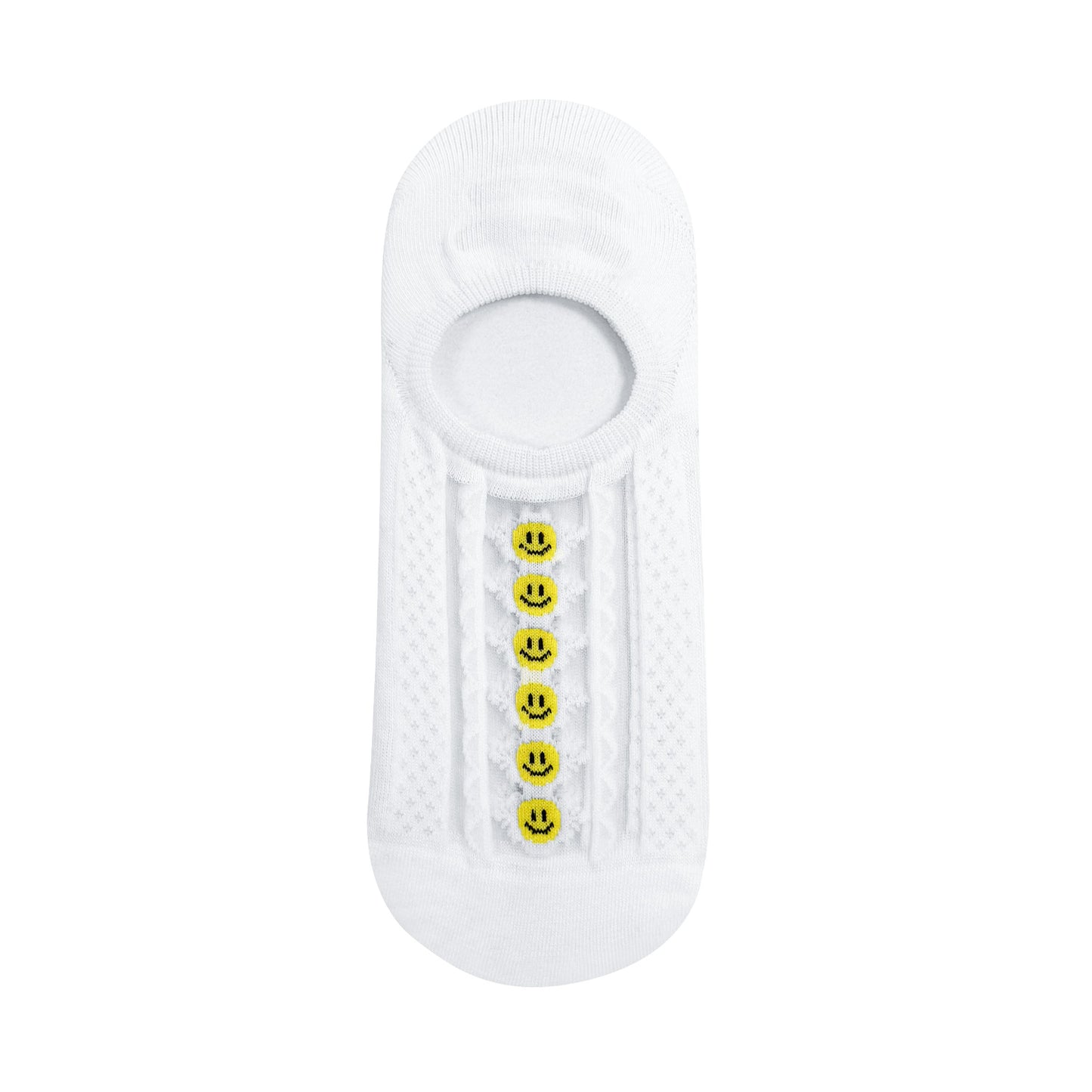 Women's No Show Line Smile See-Through Socks