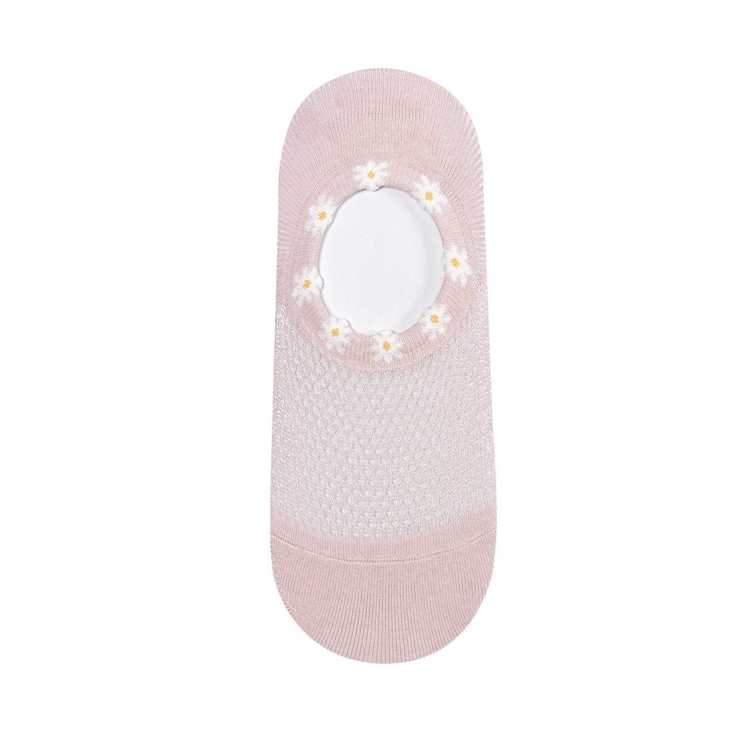 Women's No Show Daisy Netting Thread No Show Socks