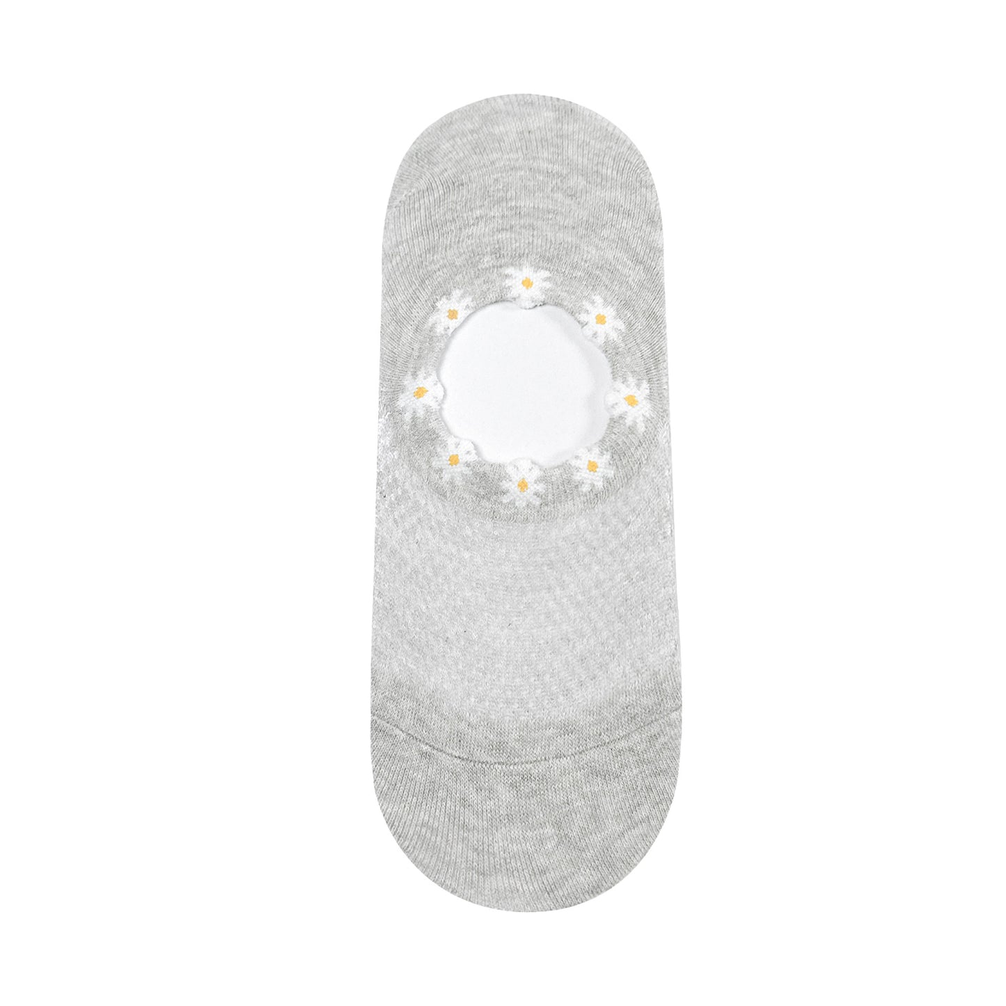 Women's No Show Daisy Netting Thread No Show Socks