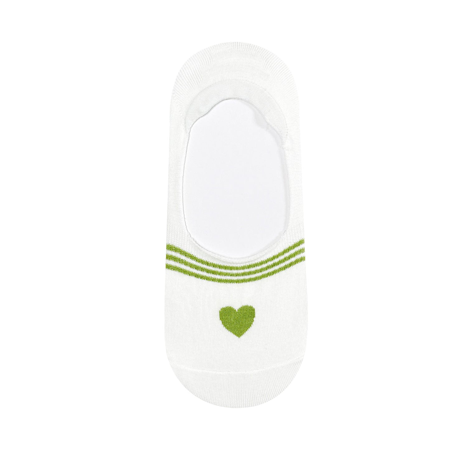 Women's No Show Heart Point No Show Socks