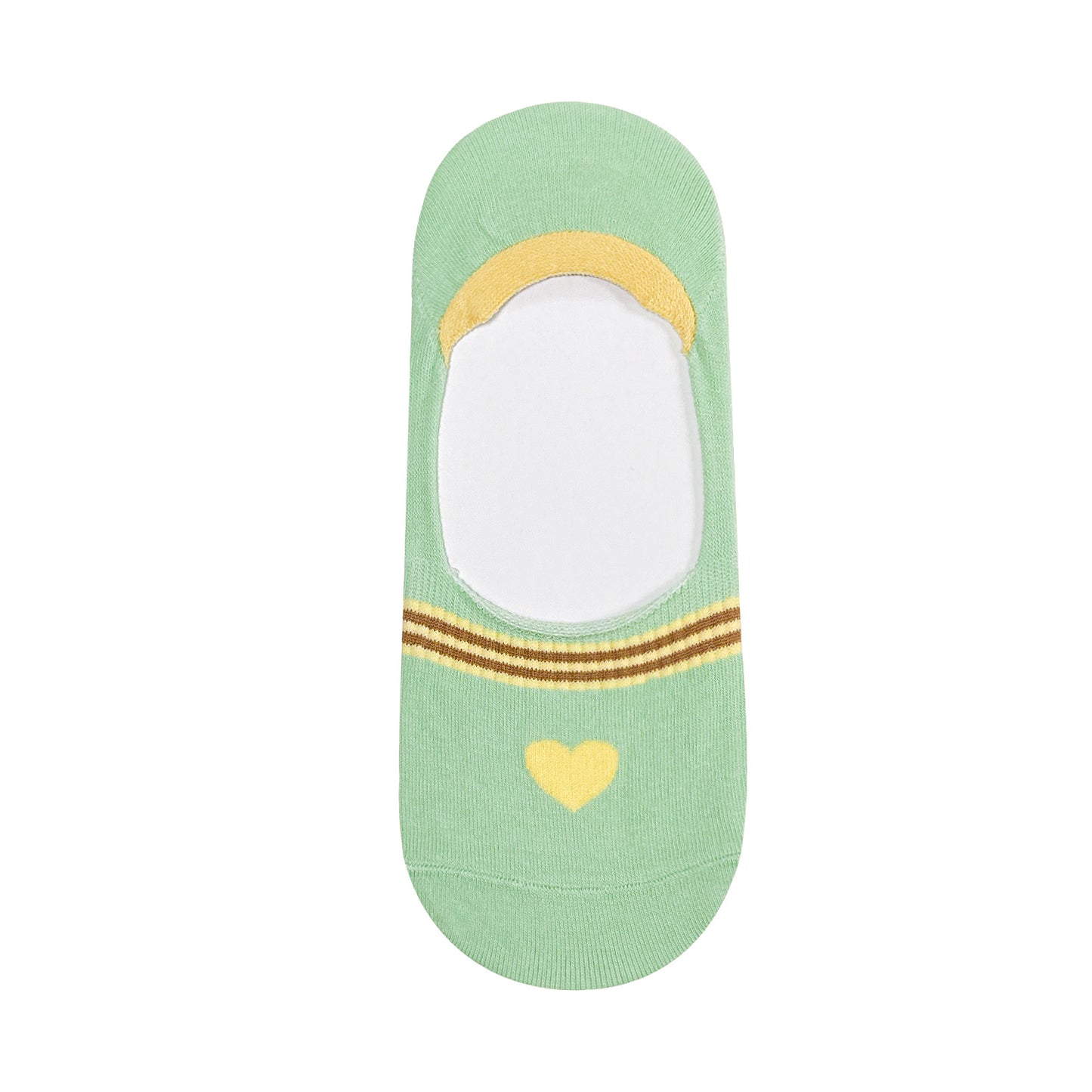 Women's No Show Heart Point No Show Socks