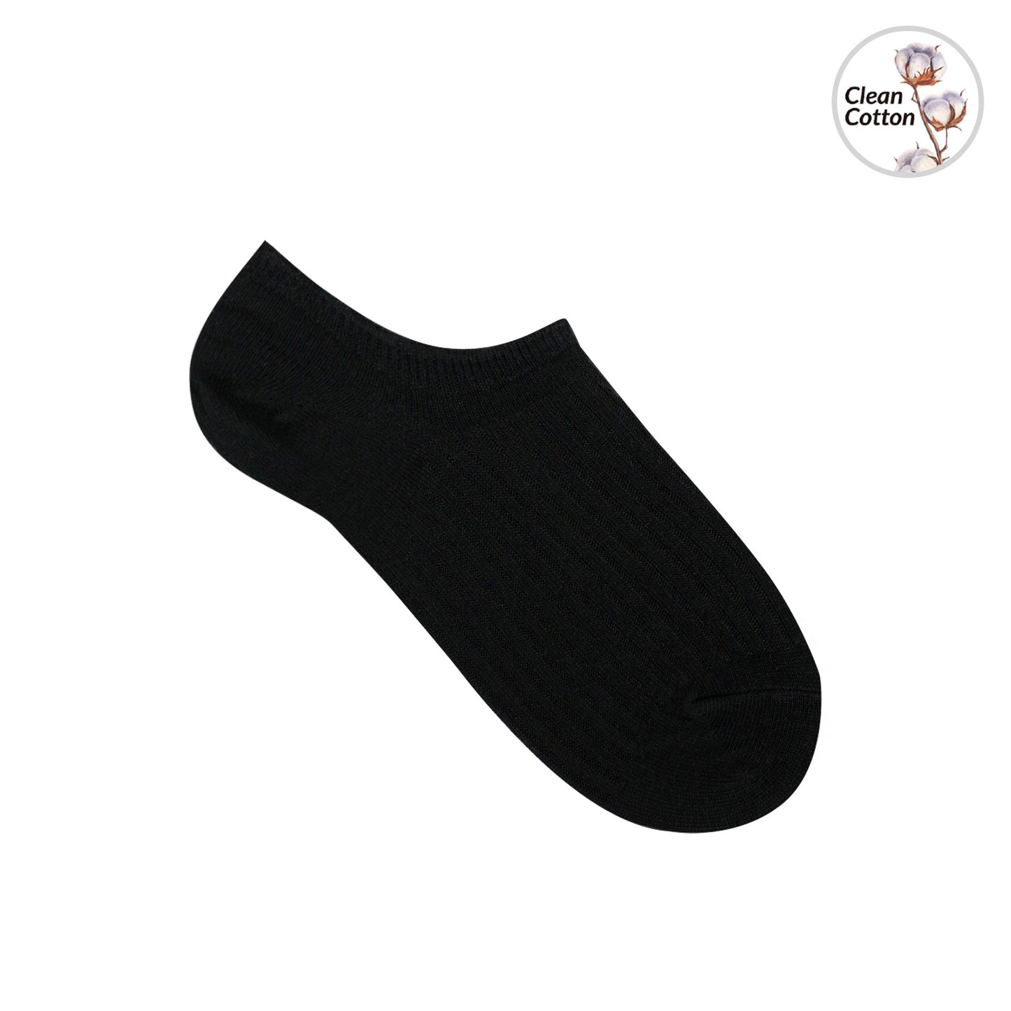 Women's No Show Non Slip Odor-Free Fragrant Ribbed Cotton Socks