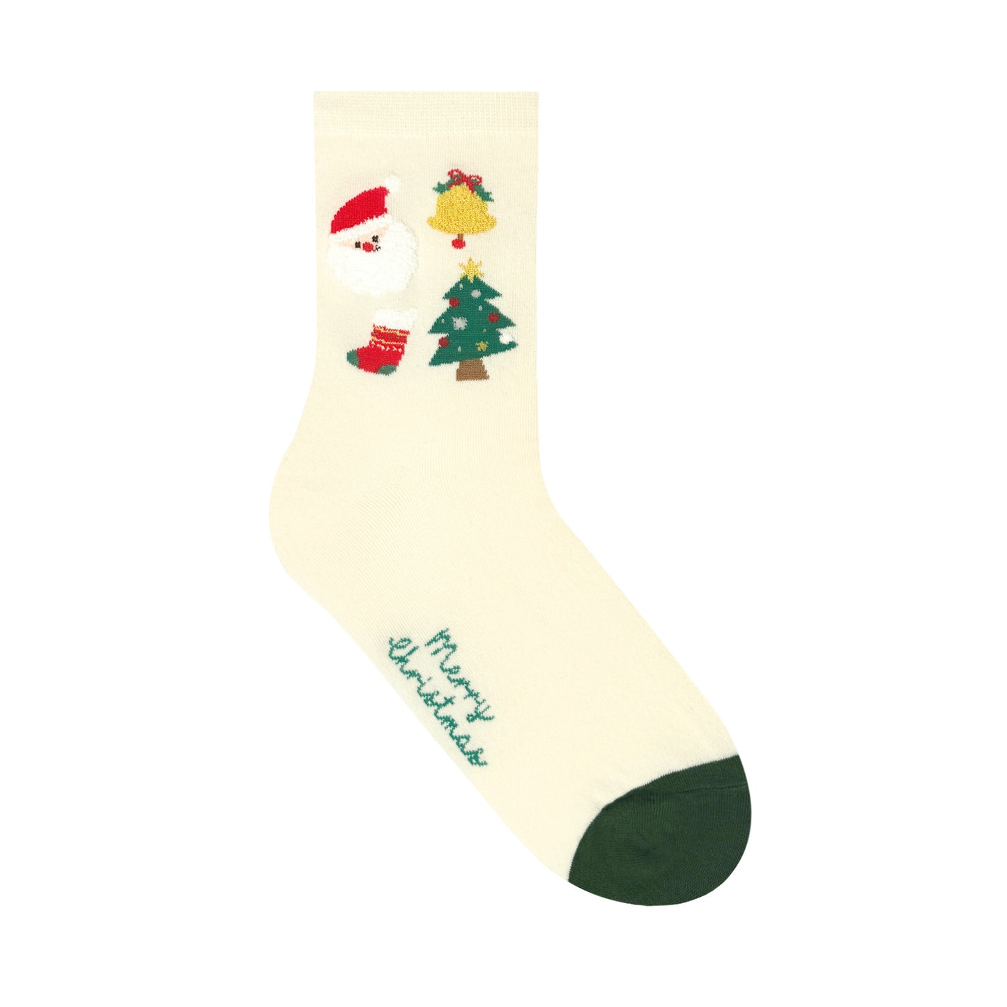 Women's Crew Christmas Card Socks