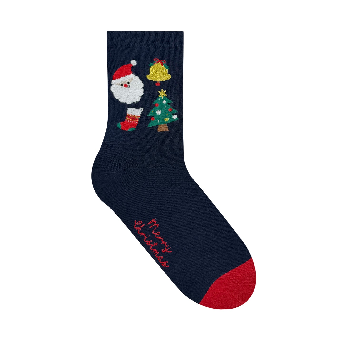 Women's Crew Christmas Card Socks