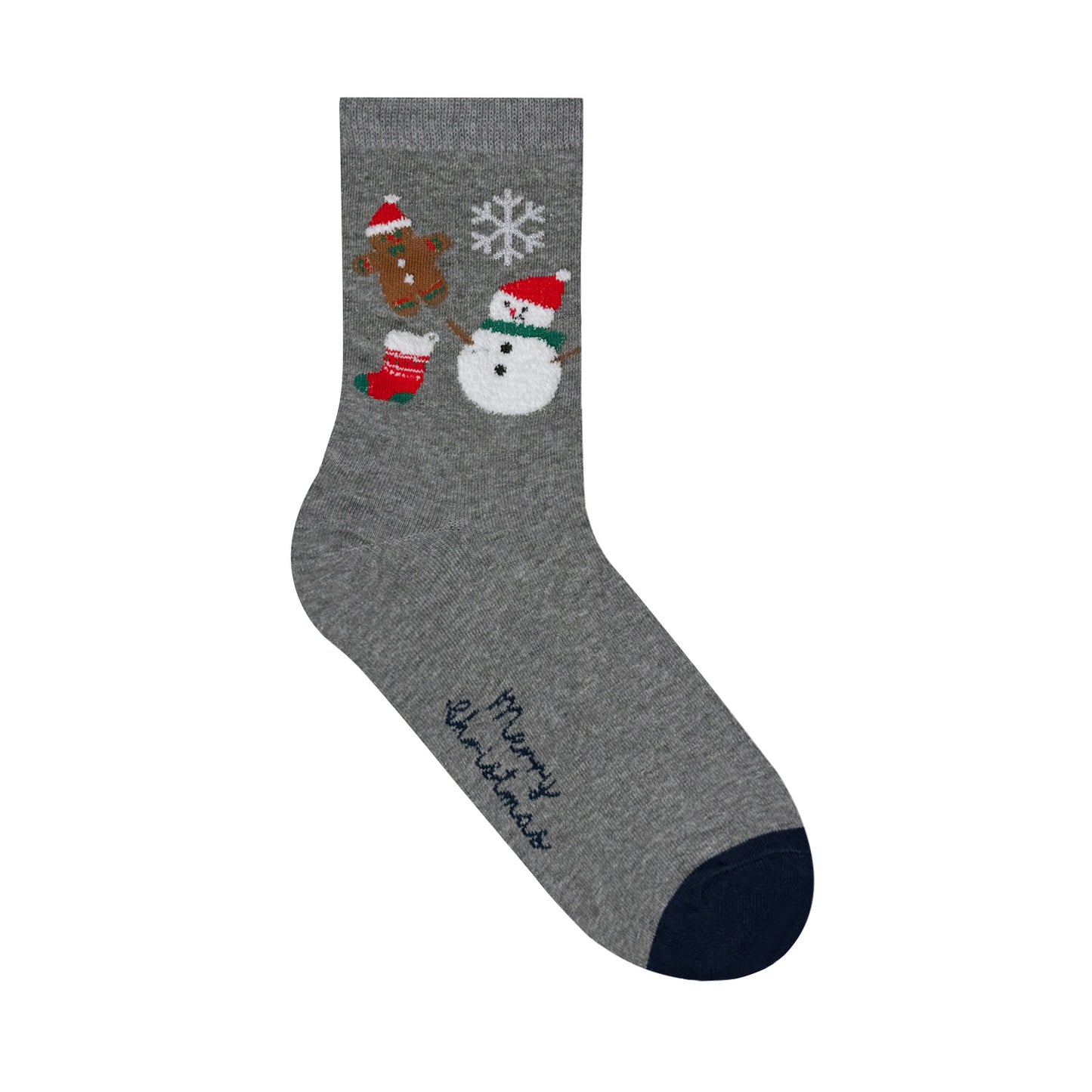 Women's Crew Christmas Card Socks