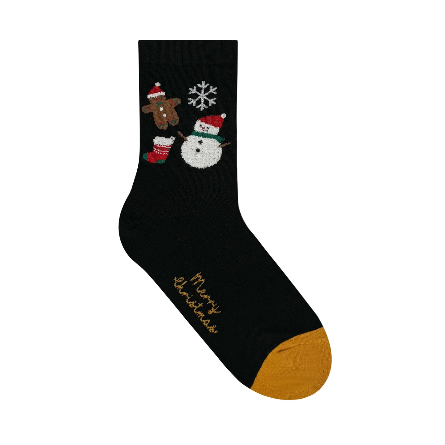Women's Crew Christmas Card Socks