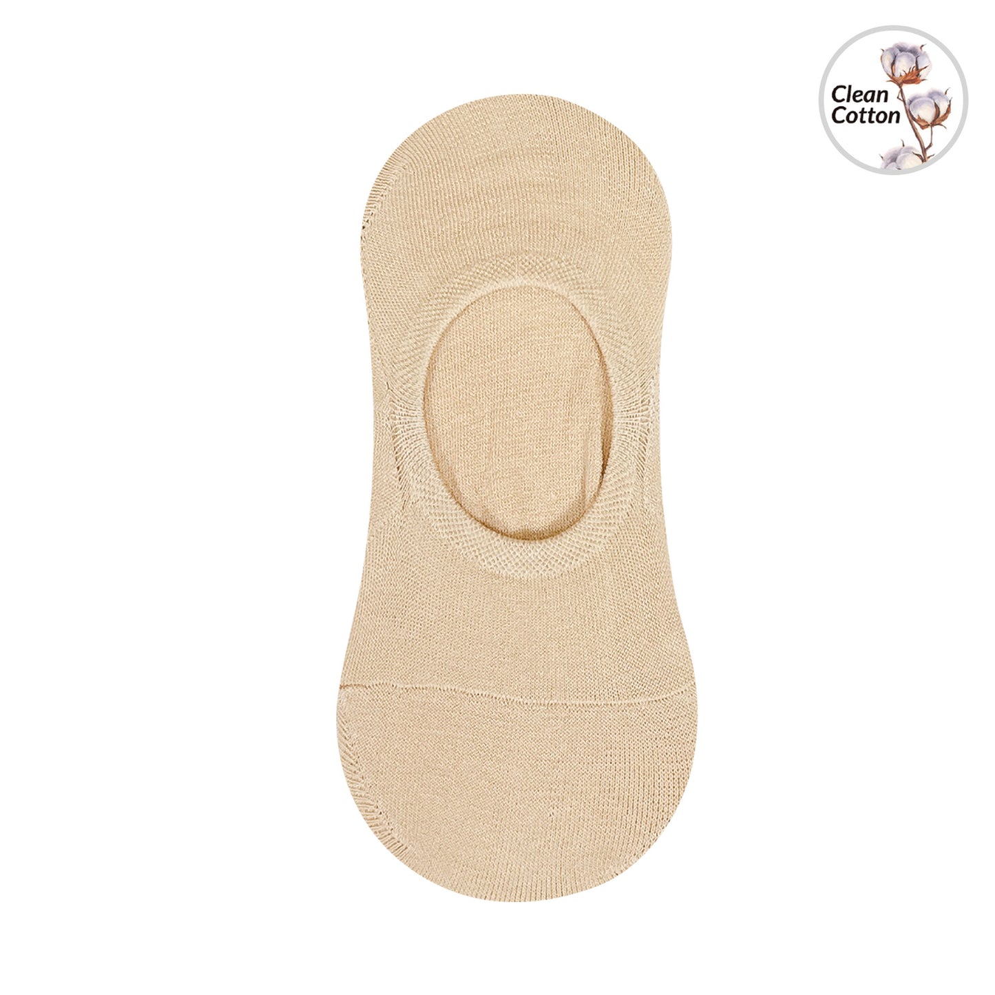 Women's No Show Non Slip Odor-Free Fragrant Seamless Cotton Socks