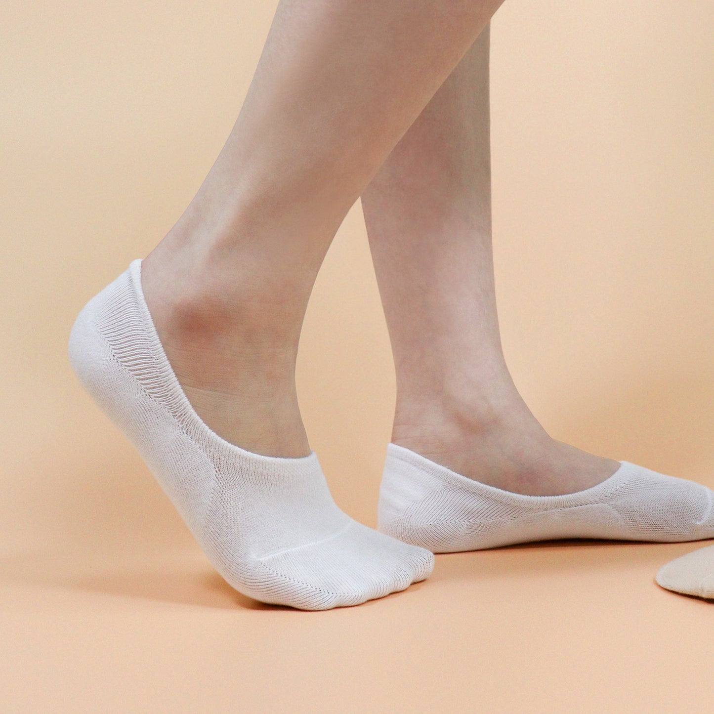 Women's No Show Non Slip Odor-Free Fragrant Seamless Cotton Socks