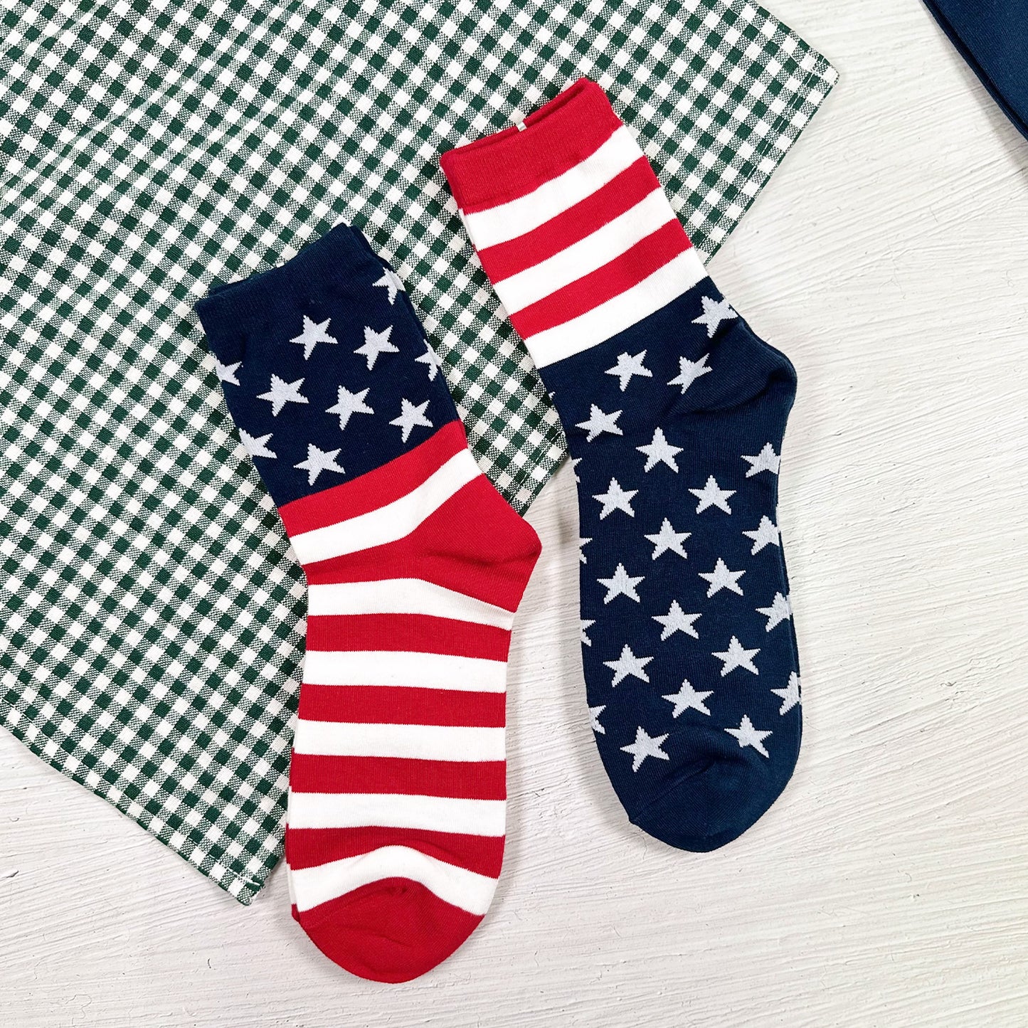Men's Crew Patriot Flag Socks