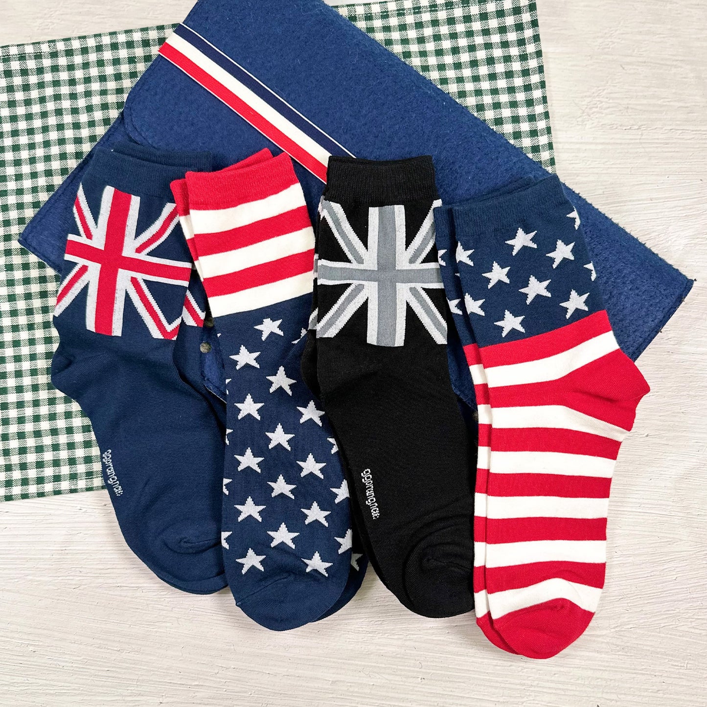Men's Crew Patriot Flag Socks